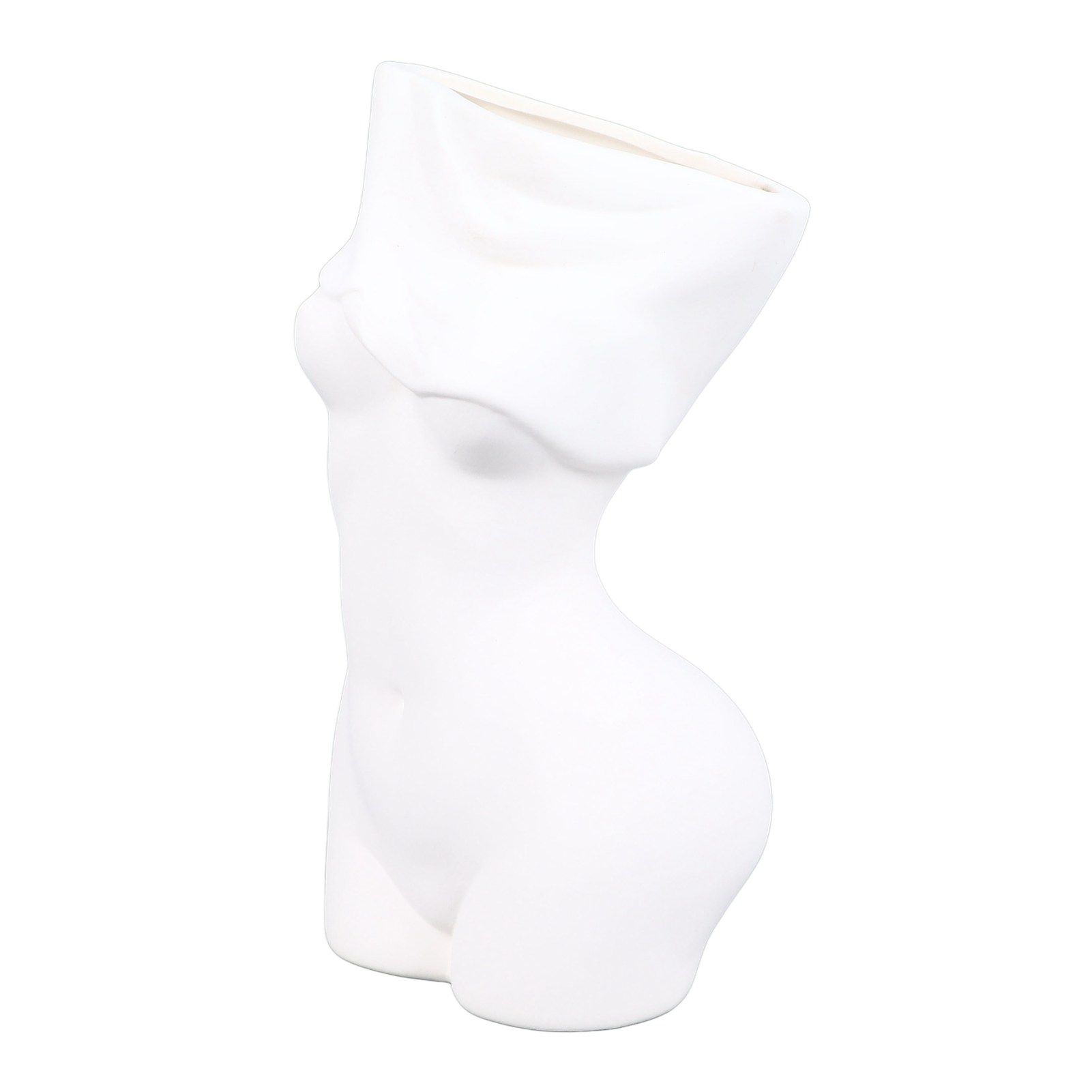 Feminine Body Vase Ceramic Modern Decorative Feminine Curve Flower Vase for view 3