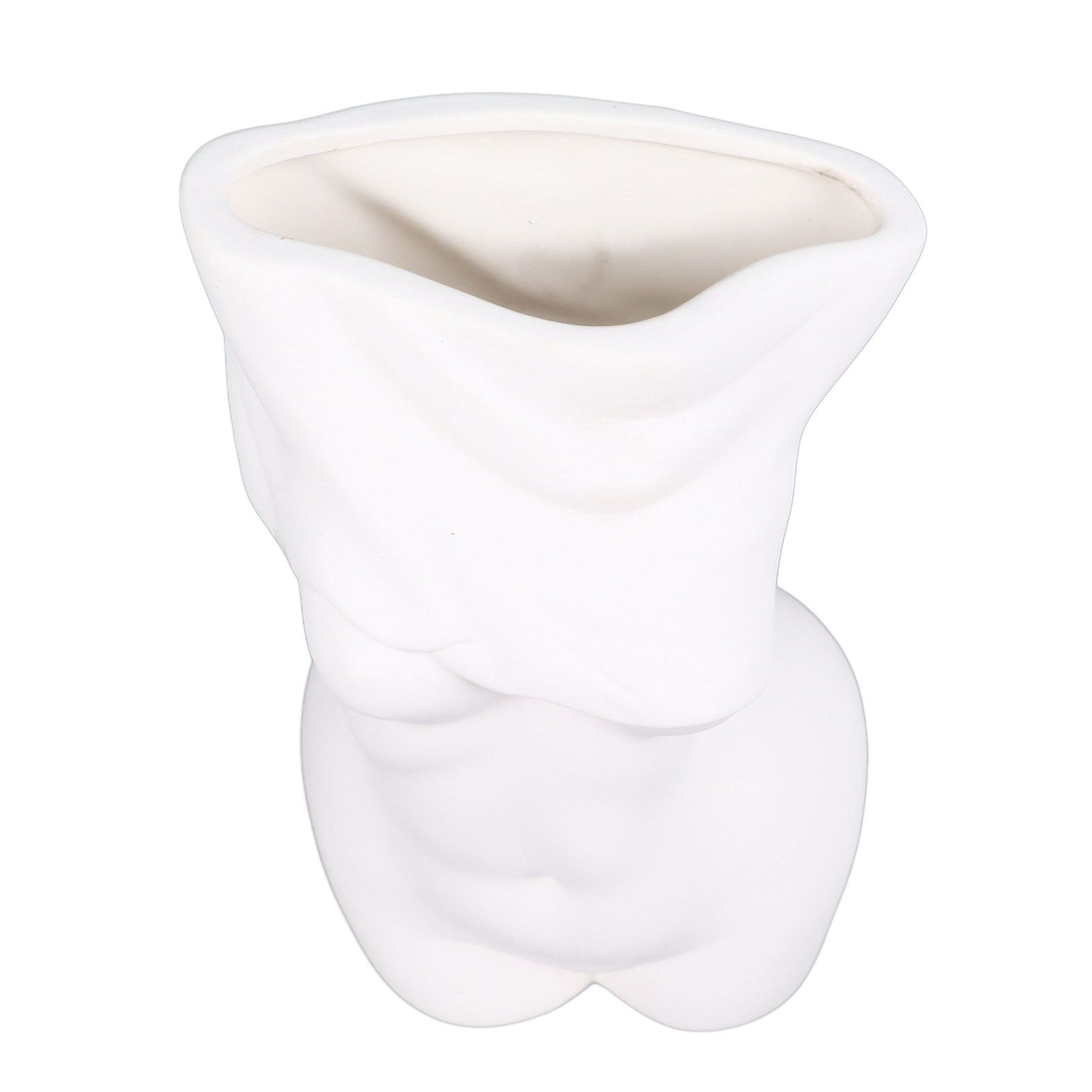 Feminine Body Vase Ceramic Modern Decorative Feminine Curve Flower Vase for view 4