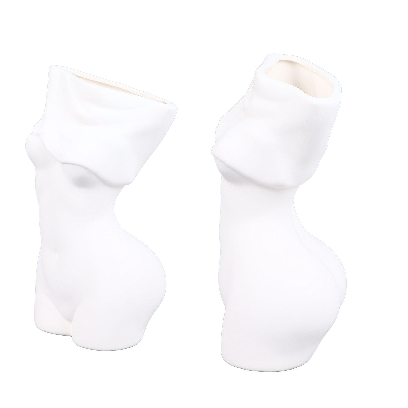 Feminine Body Vase Ceramic Modern Decorative Feminine Curve Flower Vase for view 8