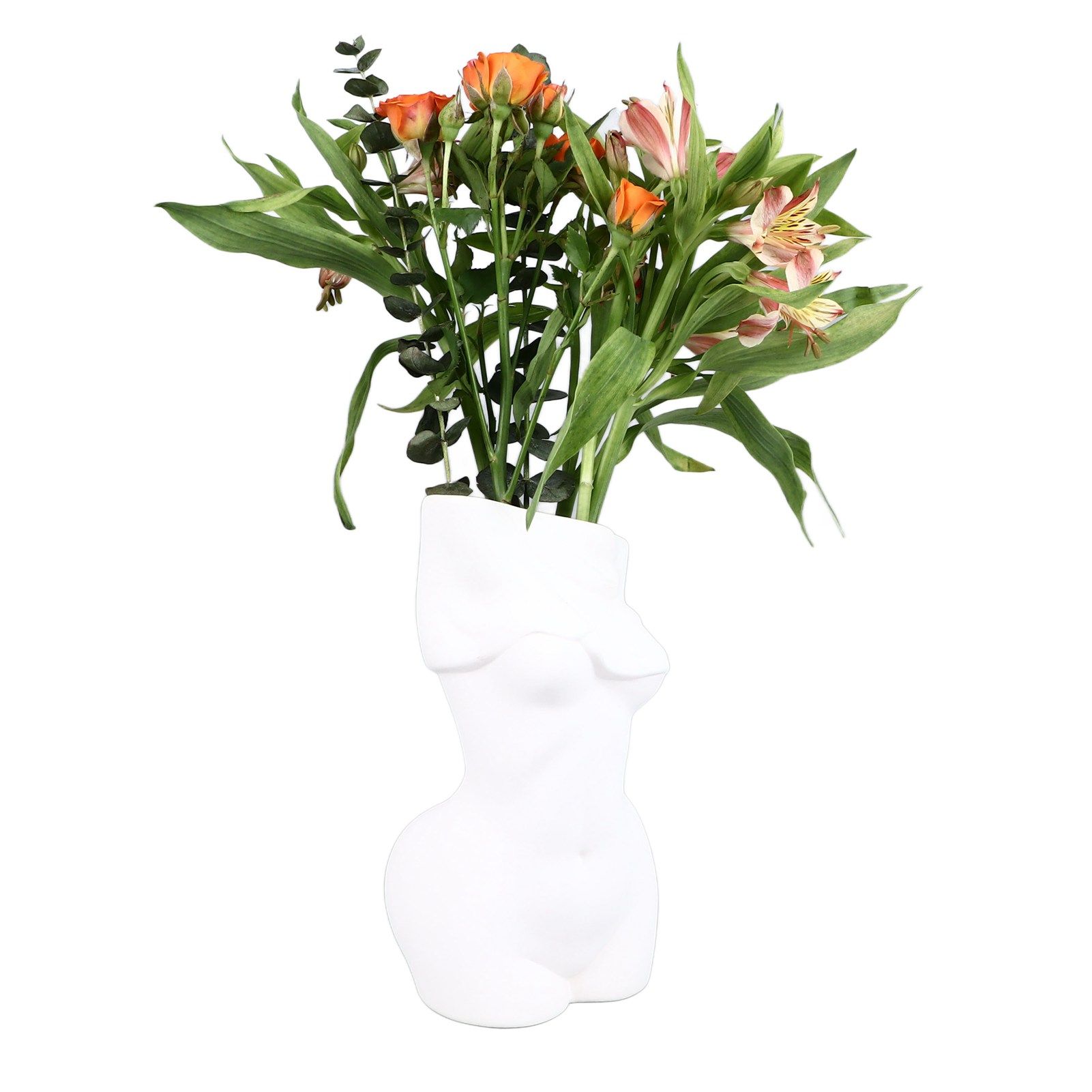 Feminine Body Vase Ceramic Modern Decorative Feminine Curve Flower Vase for view 11