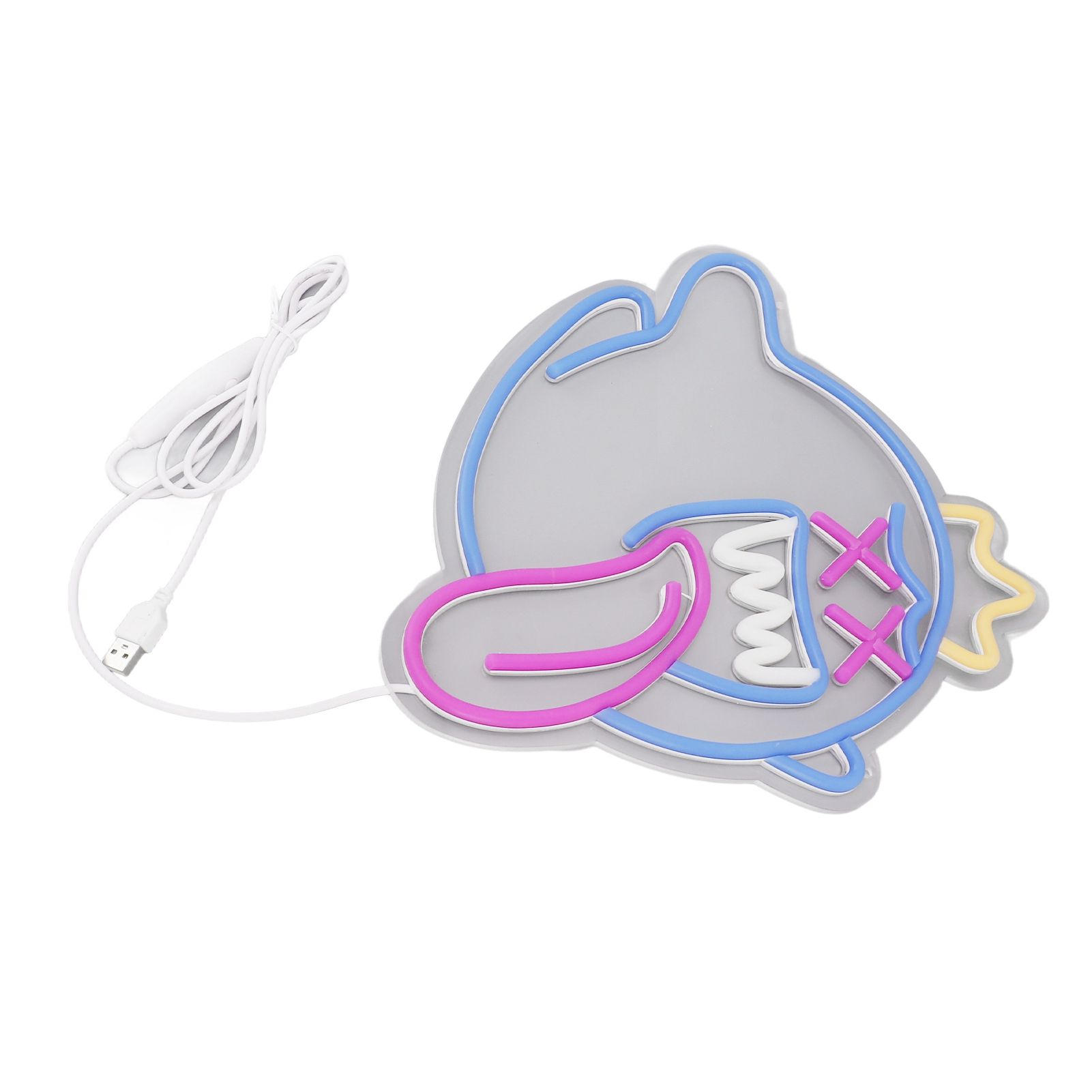 Ghost Neon Sign USB Wall Mounted Dimmable Easy to Install Halloween LED Ghost view 3