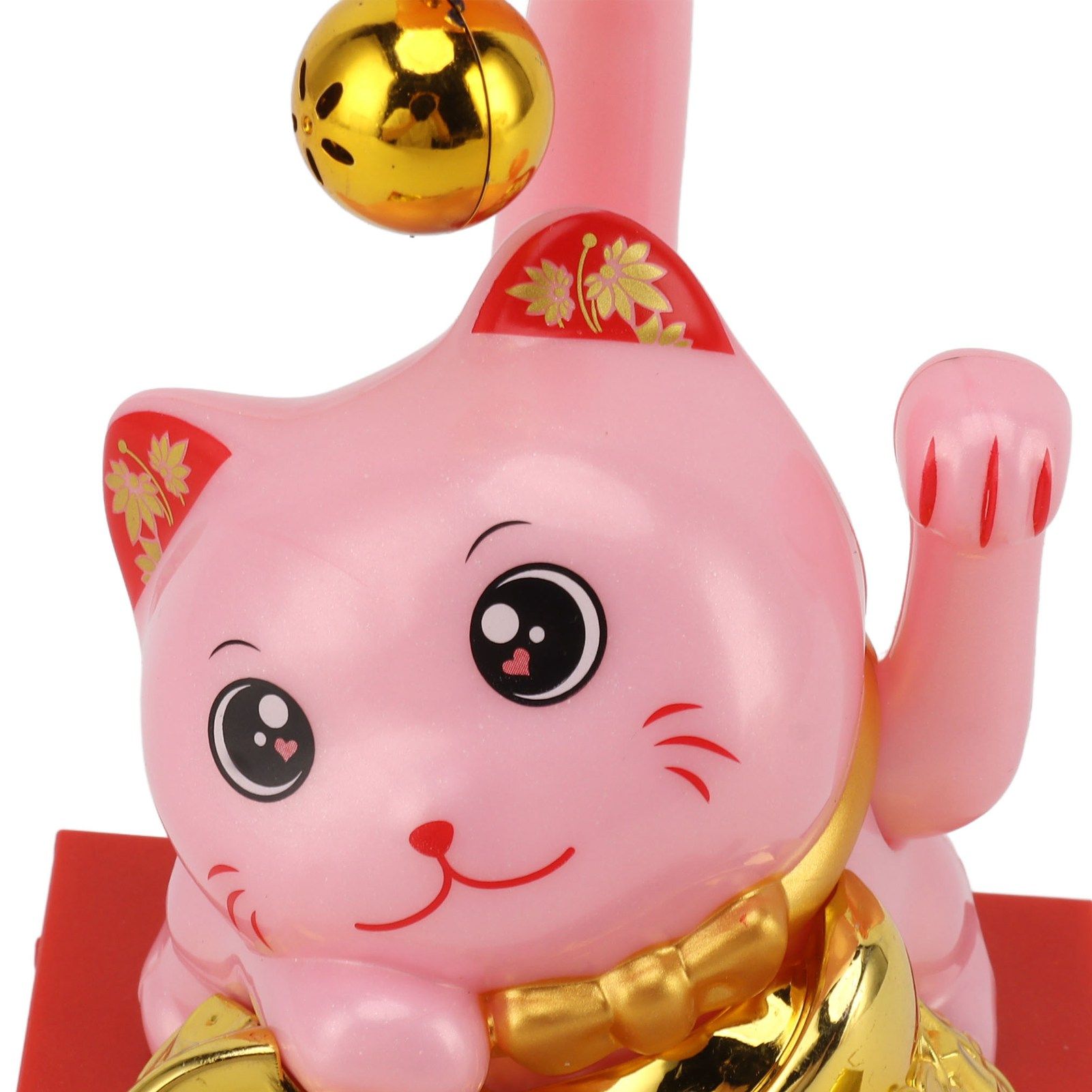 Arm Waving Fortune Cat Solar Powered Light Induction Lucky Cat Decoration for view 14
