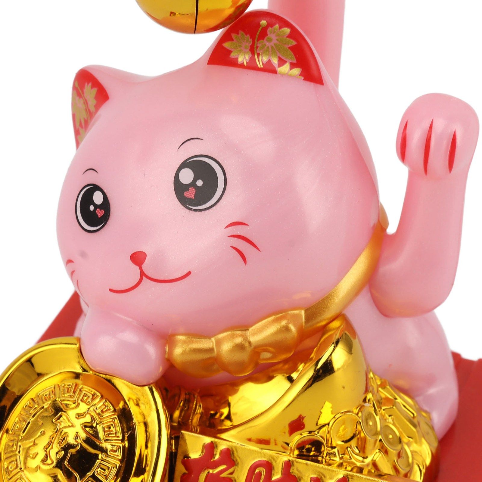 Arm Waving Fortune Cat Solar Powered Light Induction Lucky Cat Decoration for view 14