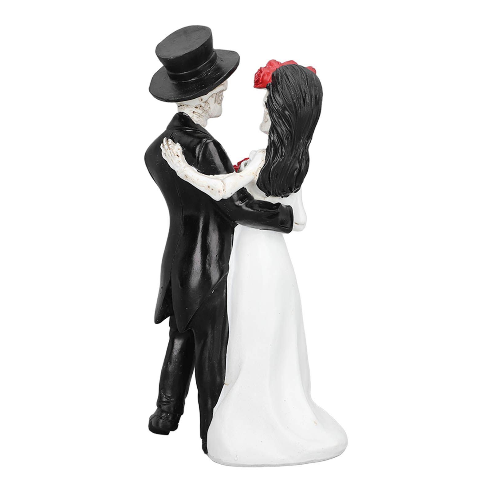 Skeleton Wedding Couple Statue Day of The Dead Dancing Skeleton Couple view 4