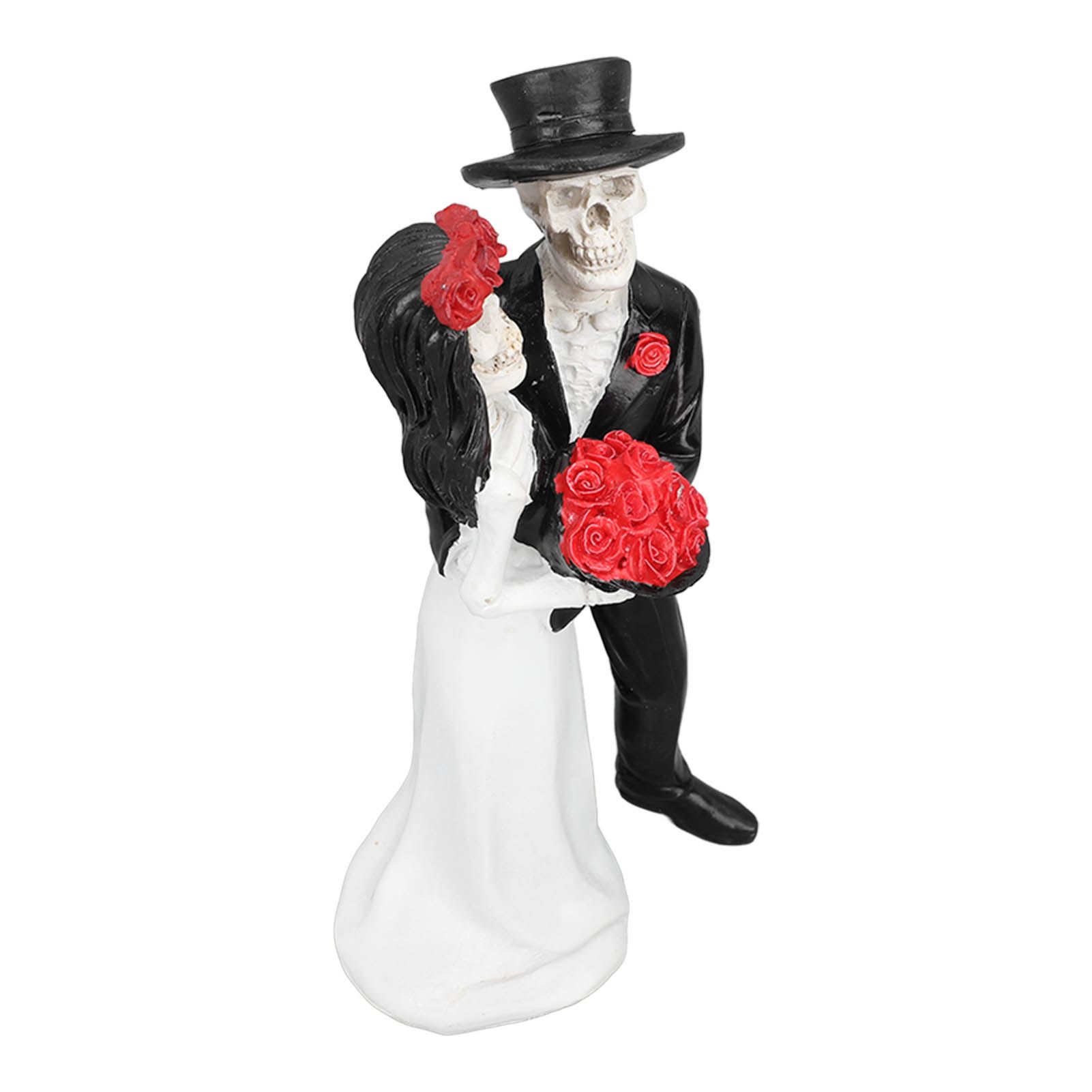 Skeleton Wedding Couple Statue Day of The Dead Dancing Skeleton Couple view 8