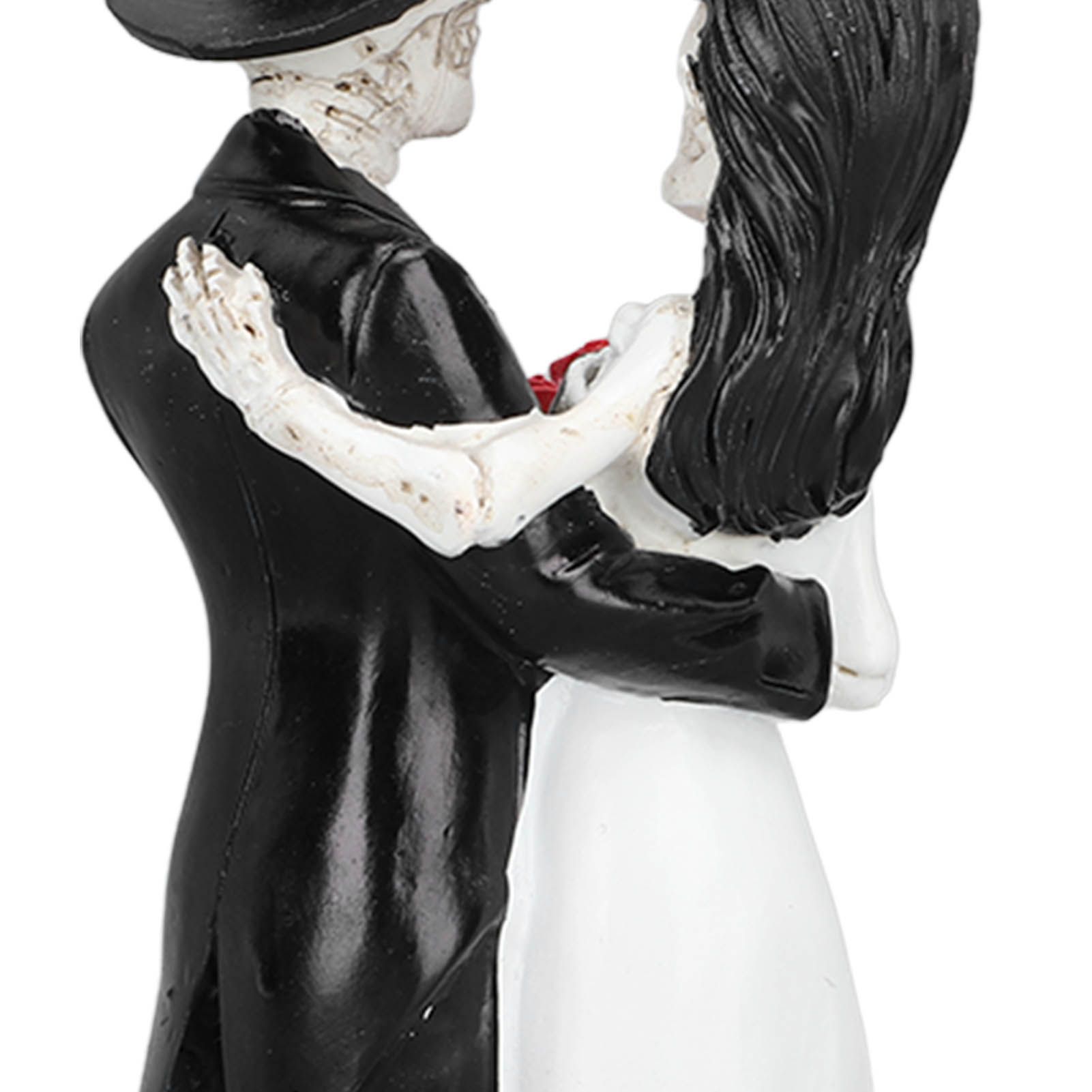 Skeleton Wedding Couple Statue Day of The Dead Dancing Skeleton Couple view 15