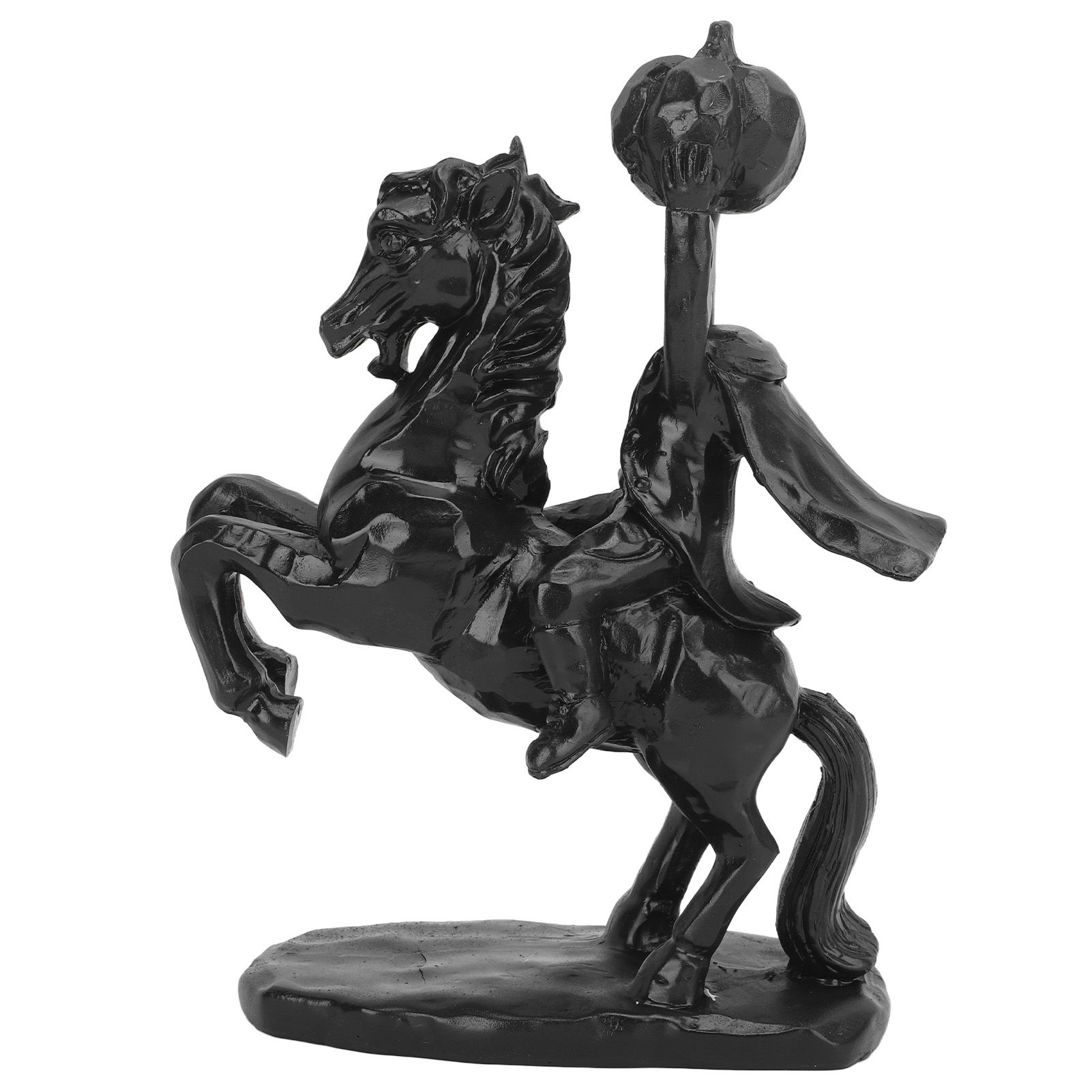 22cm Height Headless Horseman Statue with Pumpkin Horror Headless Horseman view 2