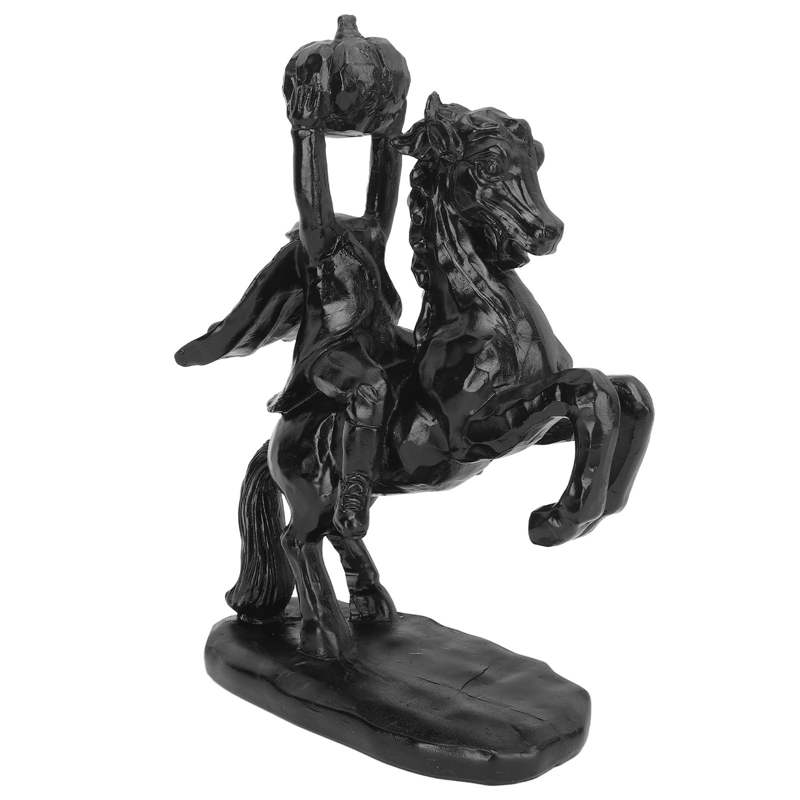22cm Height Headless Horseman Statue with Pumpkin Horror Headless Horseman view 3