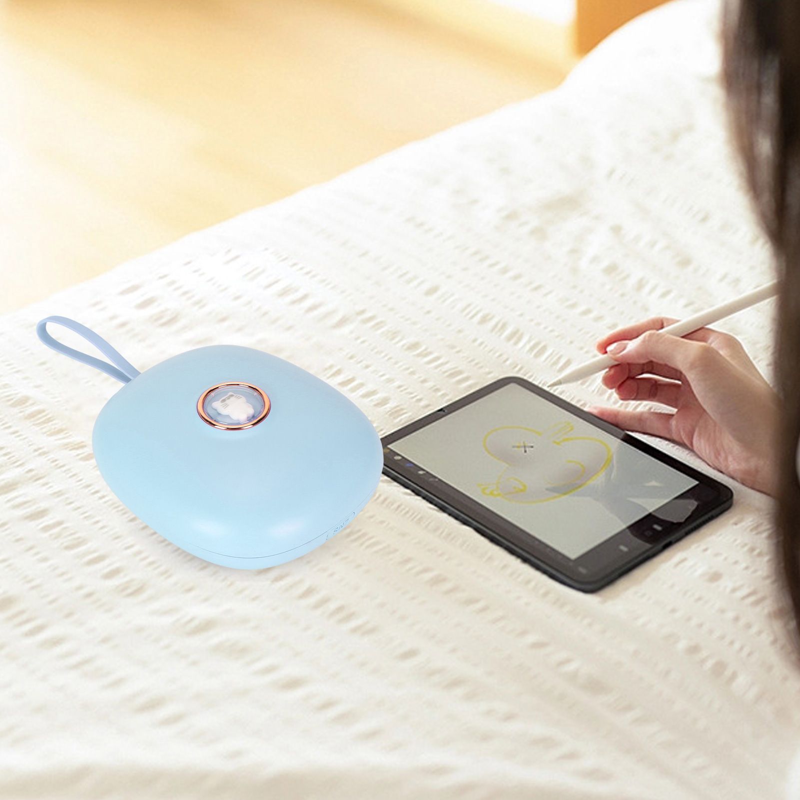 Vibrating Digital Alarm Clock Portable LED Electronic Digital Alarm Clock for view 11