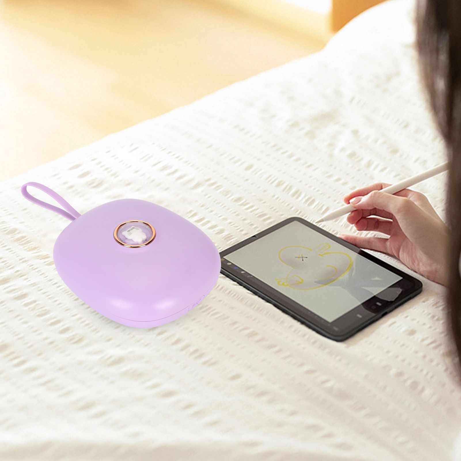 Vibrating Digital Alarm Clock Portable LED Electronic Digital Alarm Clock for view 11