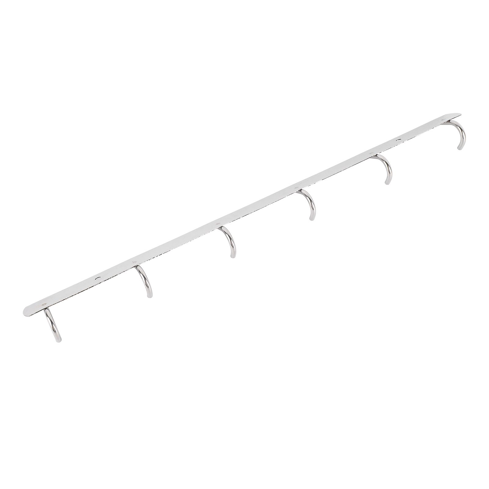 4 Pcs 6 Hooks Stainless Steel Cloak Hanger Wall Mounted Hanging Coat Rack for view 15