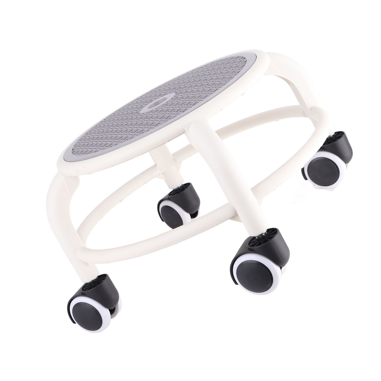 Round Rolling Low Stool Comfortable Universal Wheel Movable Mini Stool High view 10