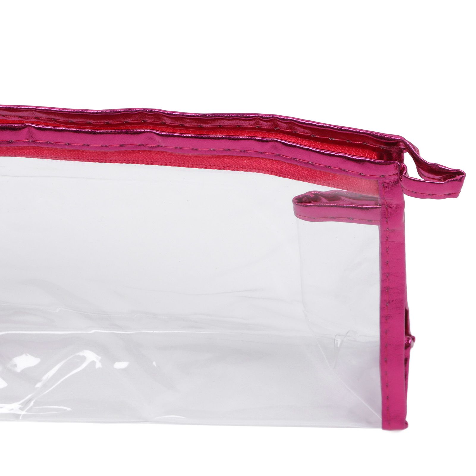 Clear Cosmetic Bag Waterproof Transparent PVC Makeup Toiletry Pouch with view 14