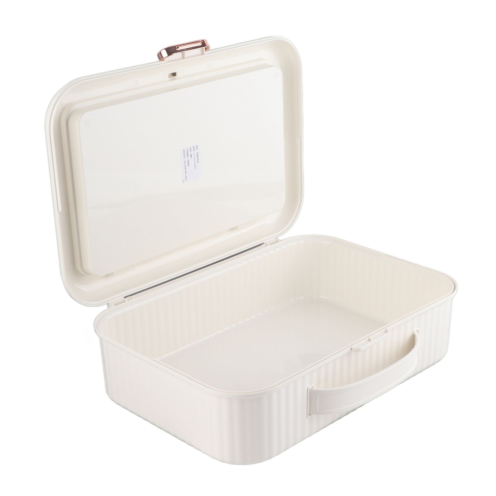 Multifunctional Document Storage Box Large Capacity Two Layer Liner Home view 9