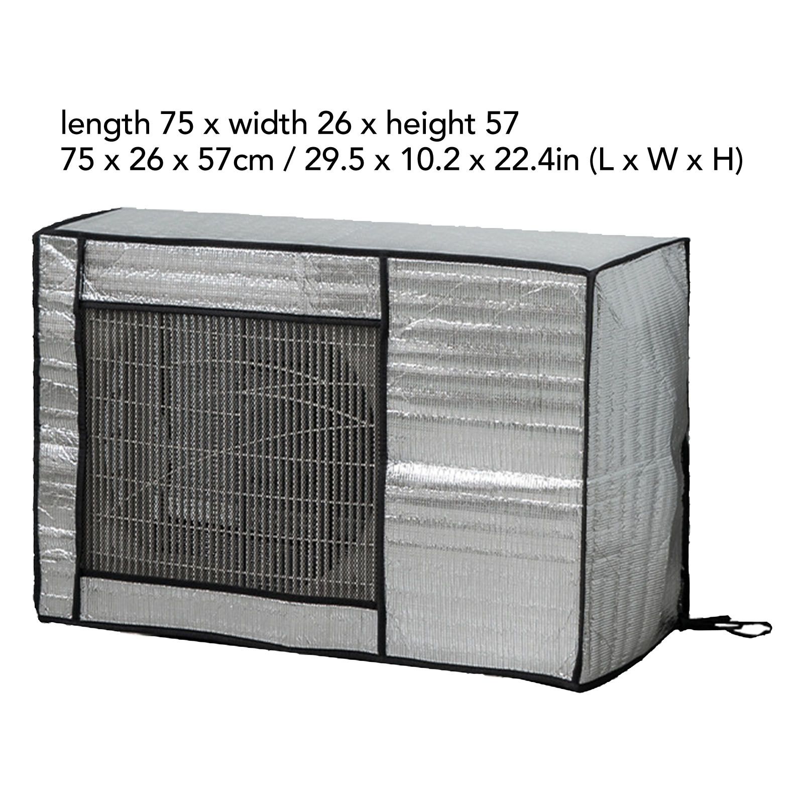 Outside Air Conditioner Cover Waterproof Dustproof Sunscreen AC Unit Cover for view 10