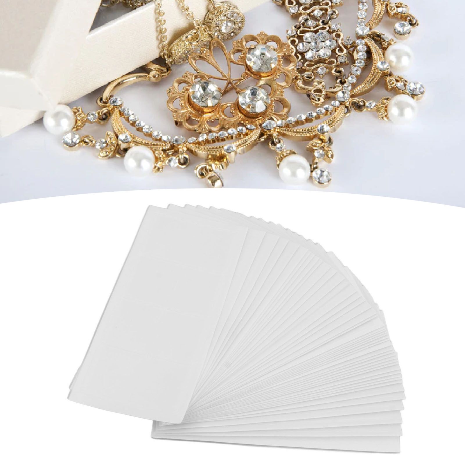 360Pcs Necklace Chain Adhesive Pouch Jewelry Display Bag Transparent PVC for view 12