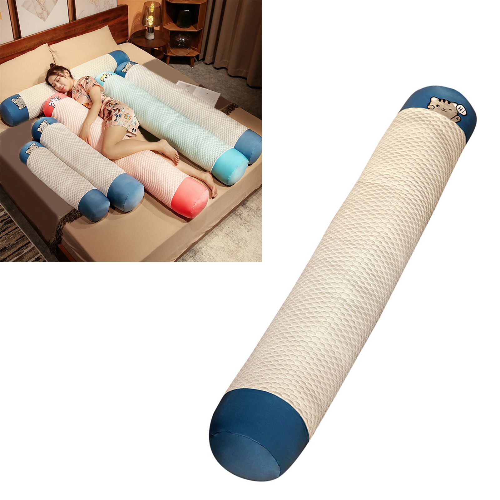 Cute Body Pillow Removable Washable Breathable Plush Soft Long Bed Pillow for view 5