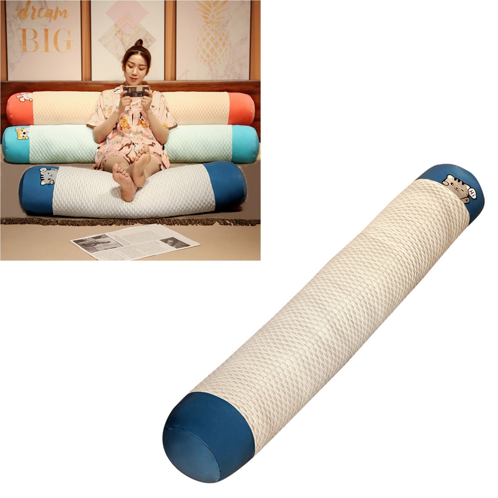Cute Body Pillow Removable Washable Breathable Plush Soft Long Bed Pillow for view 6