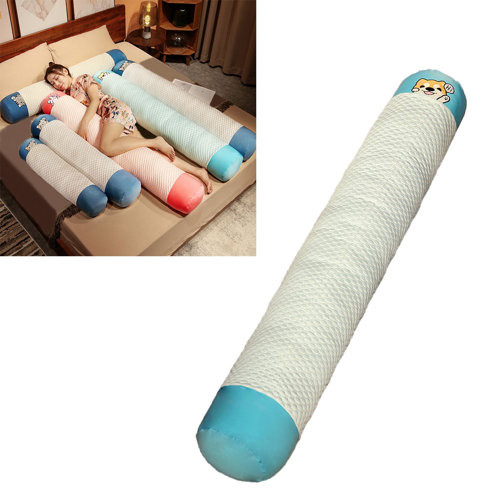 Cute Body Pillow Removable Washable Breathable Plush Soft Long Bed Pillow for view 5