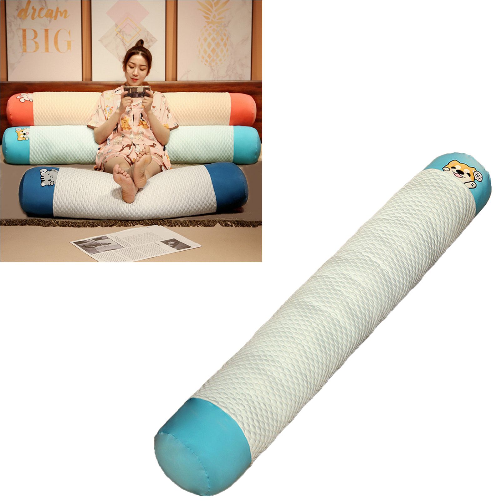 Cute Body Pillow Removable Washable Breathable Plush Soft Long Bed Pillow for view 6
