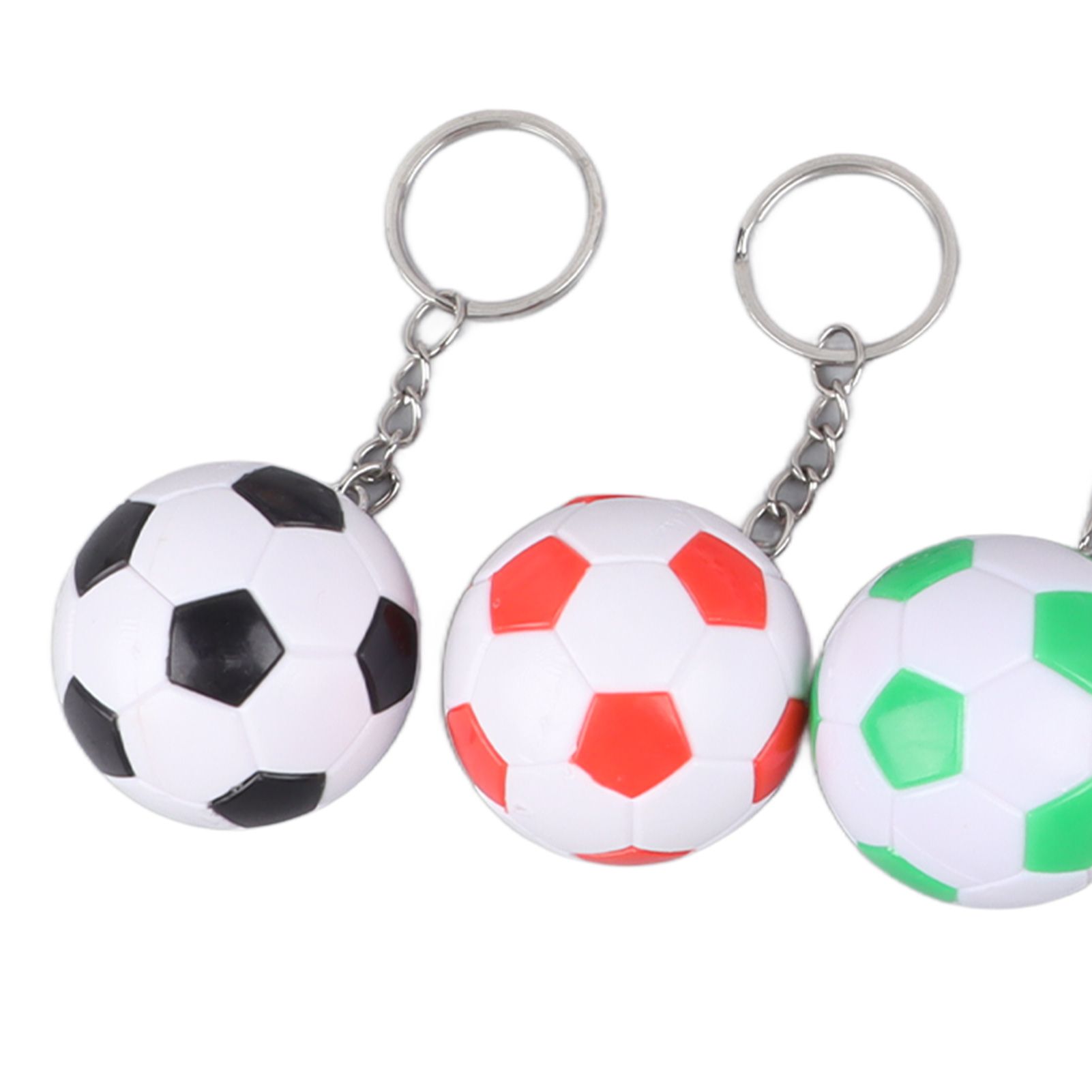 14pcs PVC Soccer Keychains Key Ring Football Keychains Waterproof Football view 13