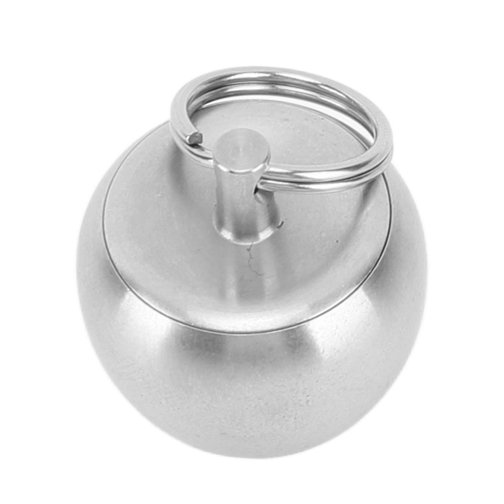 Portable Medicine Bottle Stainless Steel Mini Capsules Box Daily Medicine view 2