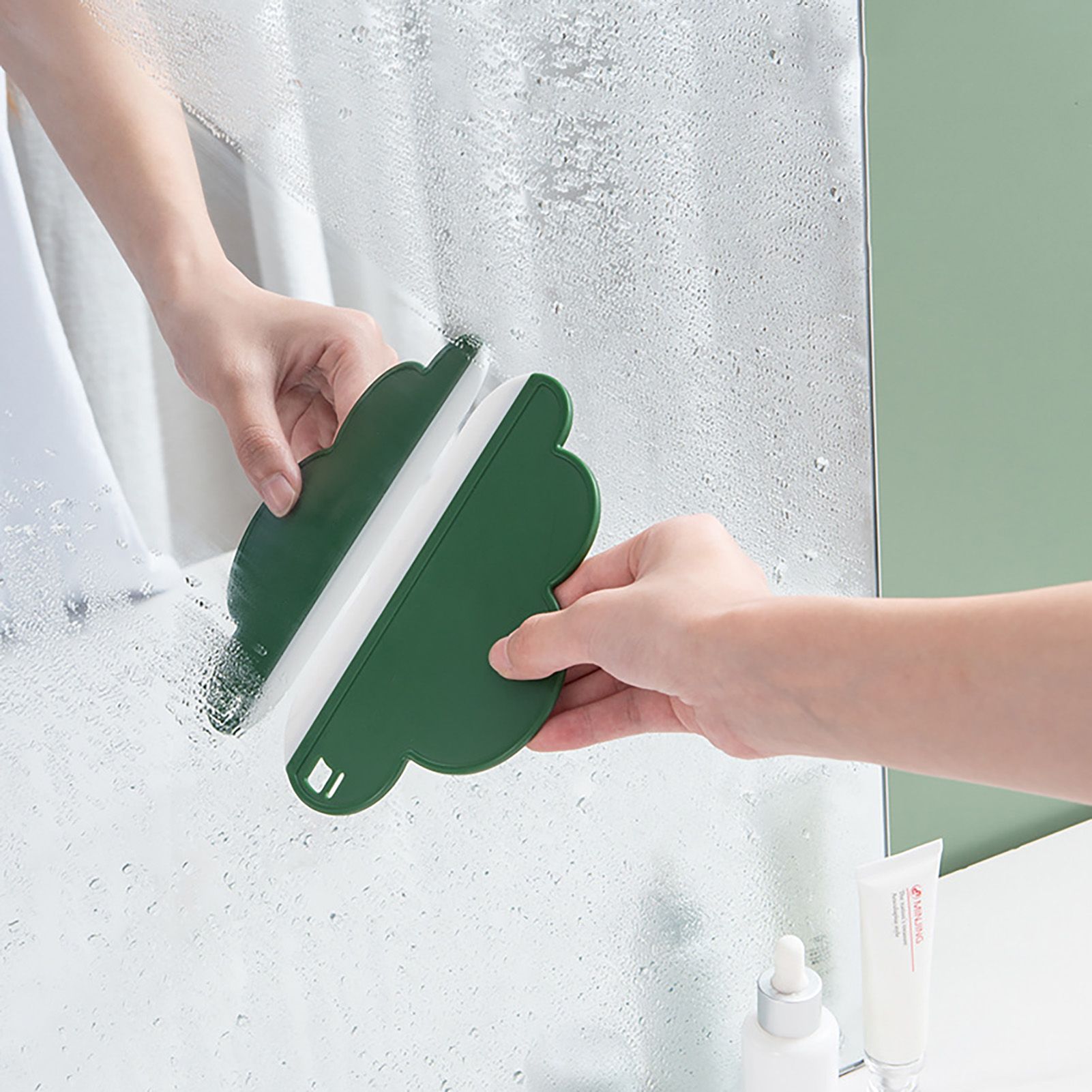 Water Blade PP Silicone Squeegee Efficient Fog Removal Hangable Mini Water view 6