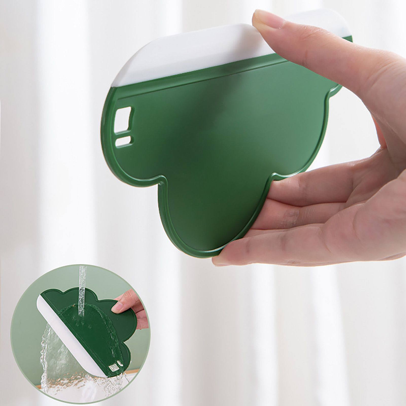 Water Blade PP Silicone Squeegee Efficient Fog Removal Hangable Mini Water view 9