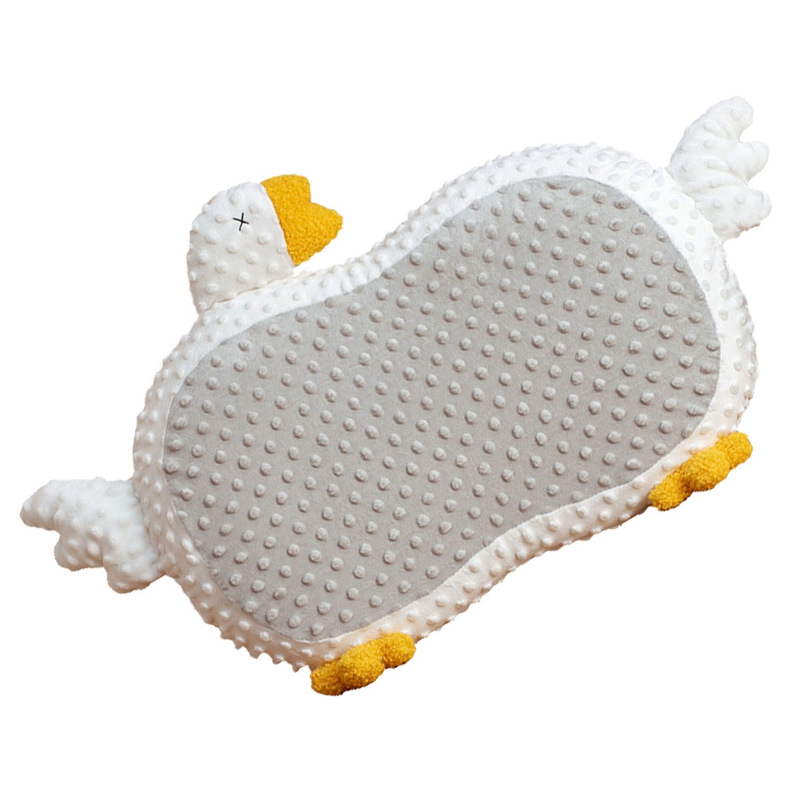 Cat Belly Pillow Memory Foam Slow Rebound Throw Pillow Goose Shape Fuzz Single view 3