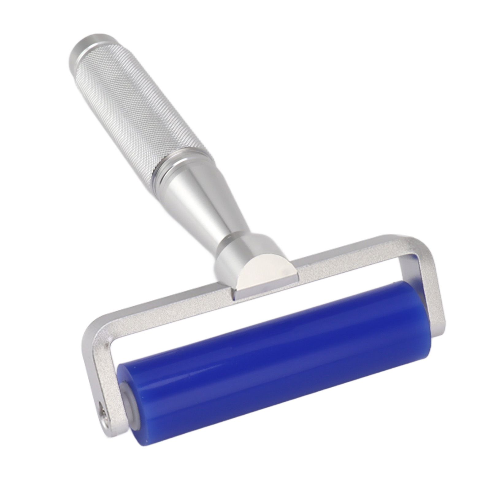 Silicone Screen Film Roller Blue Iron Bearing Anti Static High Resilience view 3