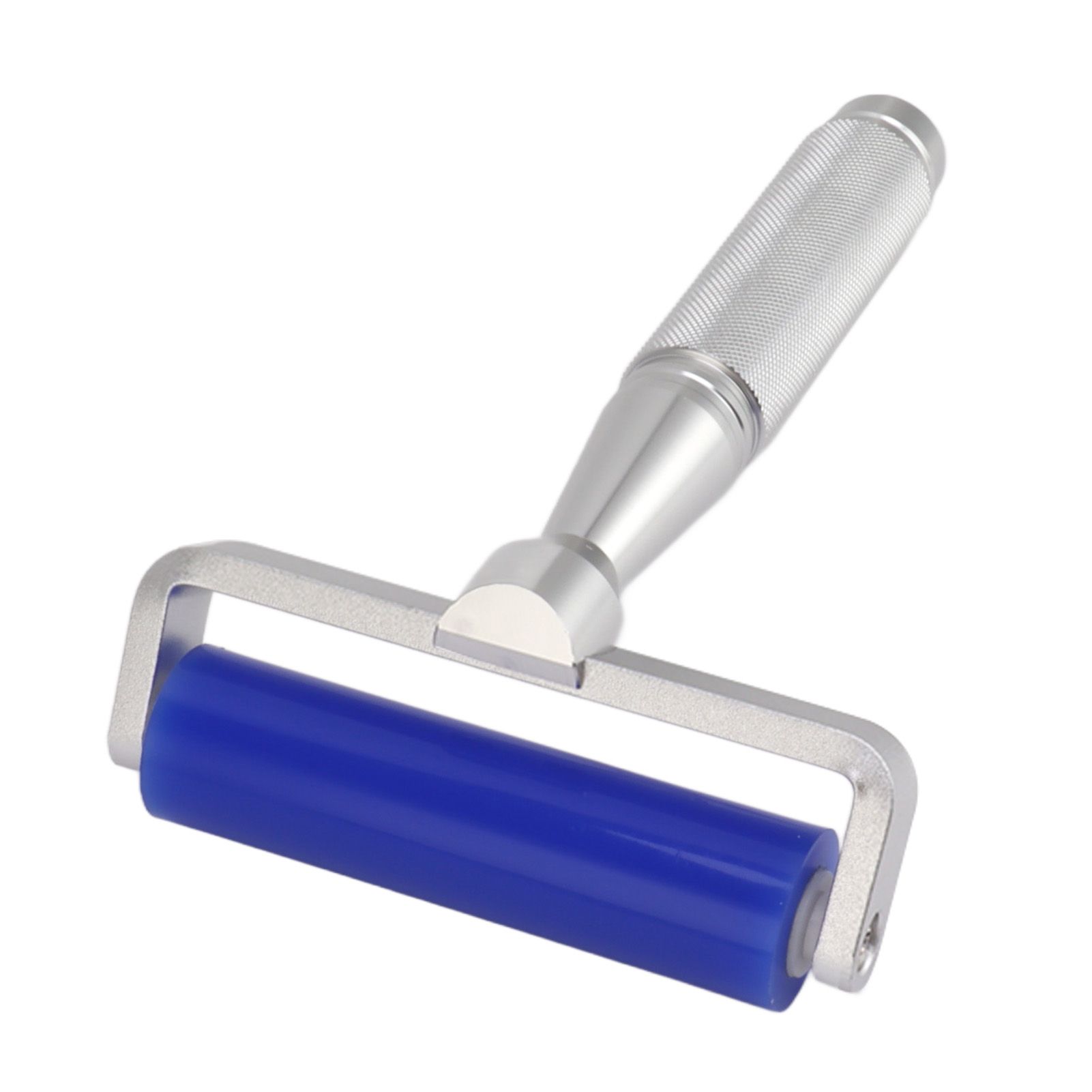 Silicone Screen Film Roller Blue Iron Bearing Anti Static High Resilience view 2