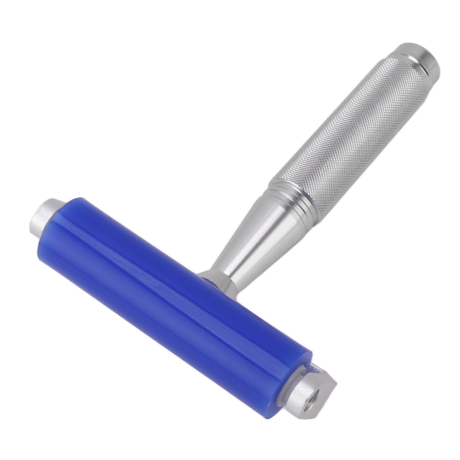 Silicone Screen Film Roller Blue Iron Bearing Anti Static High Resilience view 7