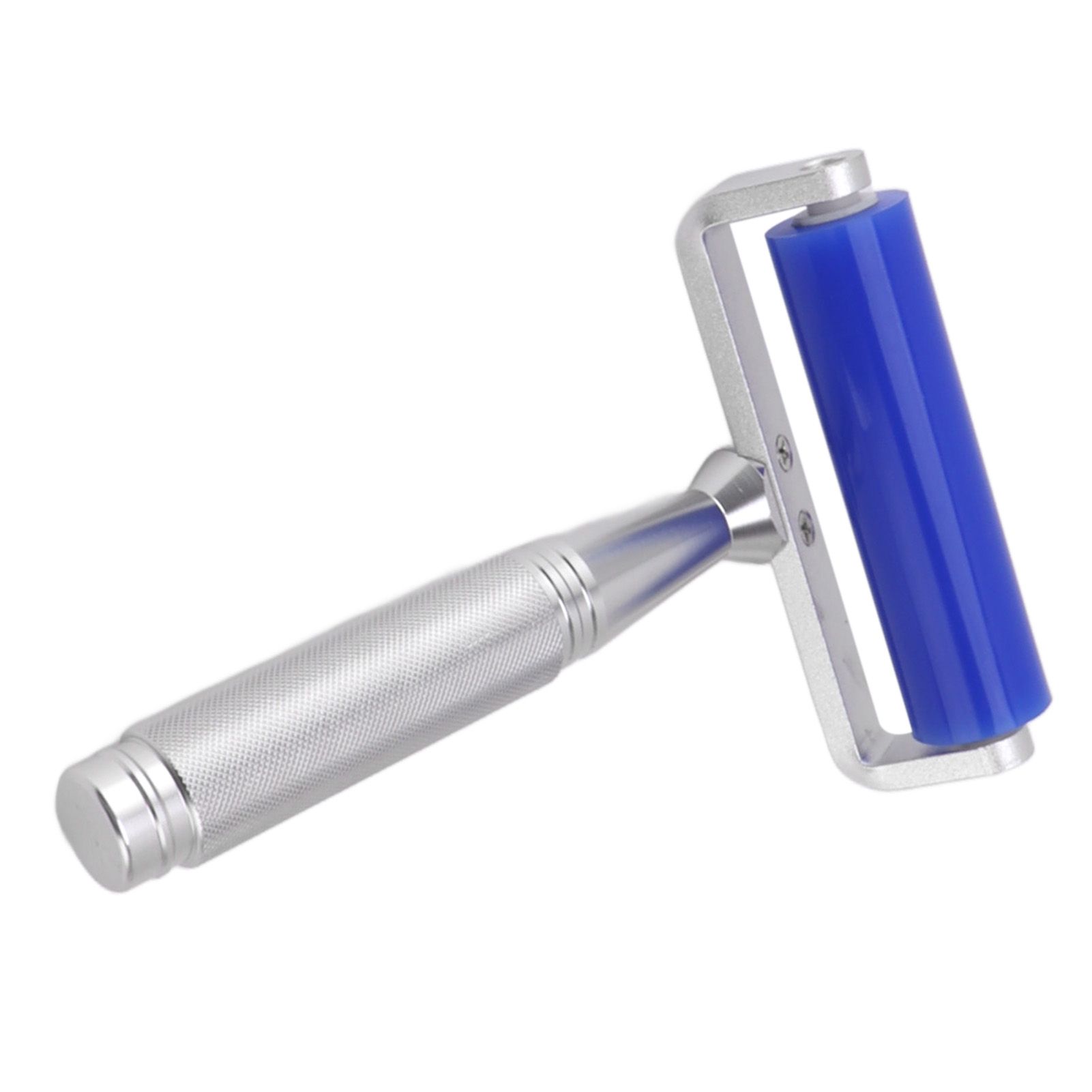 Silicone Screen Film Roller Blue Iron Bearing Anti Static High Resilience view 8