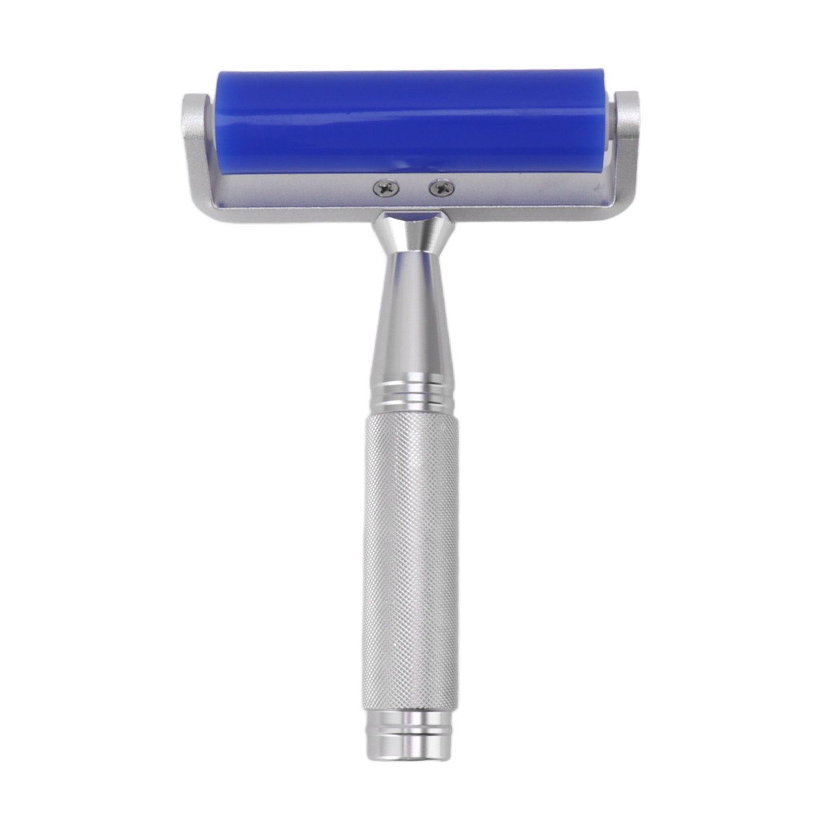 Silicone Screen Film Roller Blue Iron Bearing Anti Static High Resilience view 10