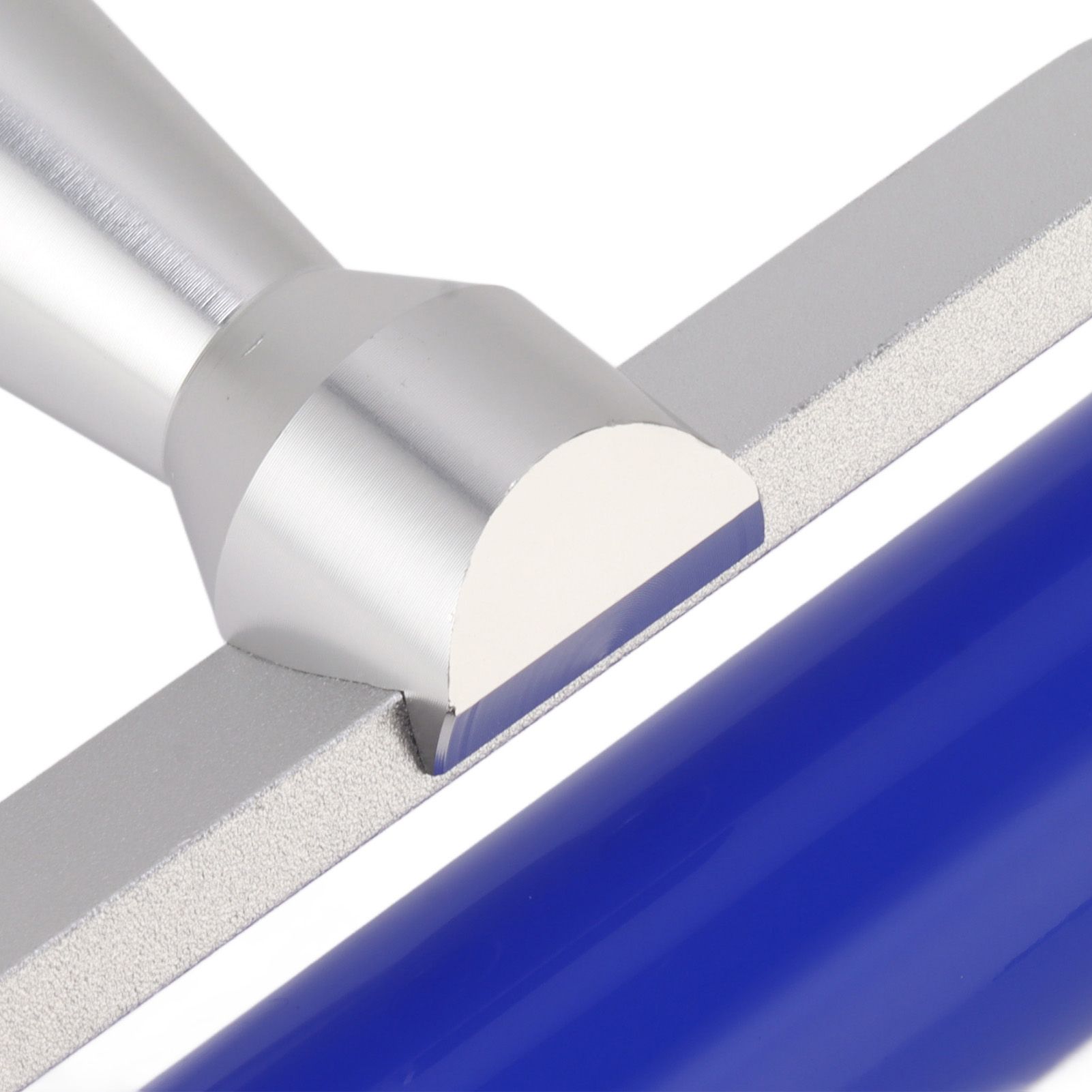 Silicone Screen Film Roller Blue Iron Bearing Anti Static High Resilience view 13