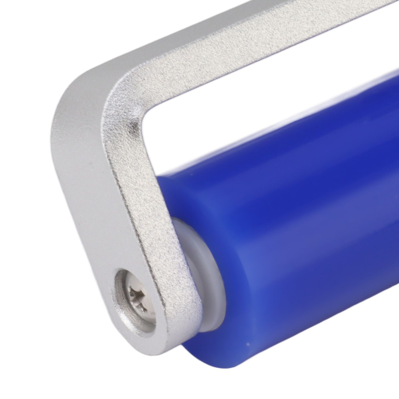 Silicone Screen Film Roller Blue Iron Bearing Anti Static High Resilience view 14