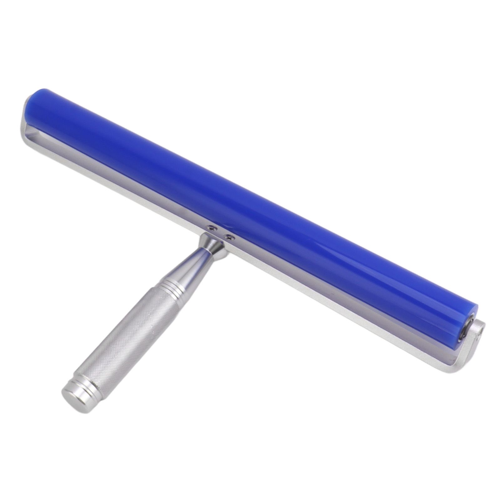 Silicone Screen Film Roller Blue Iron Bearing Anti Static High Resilience view 9