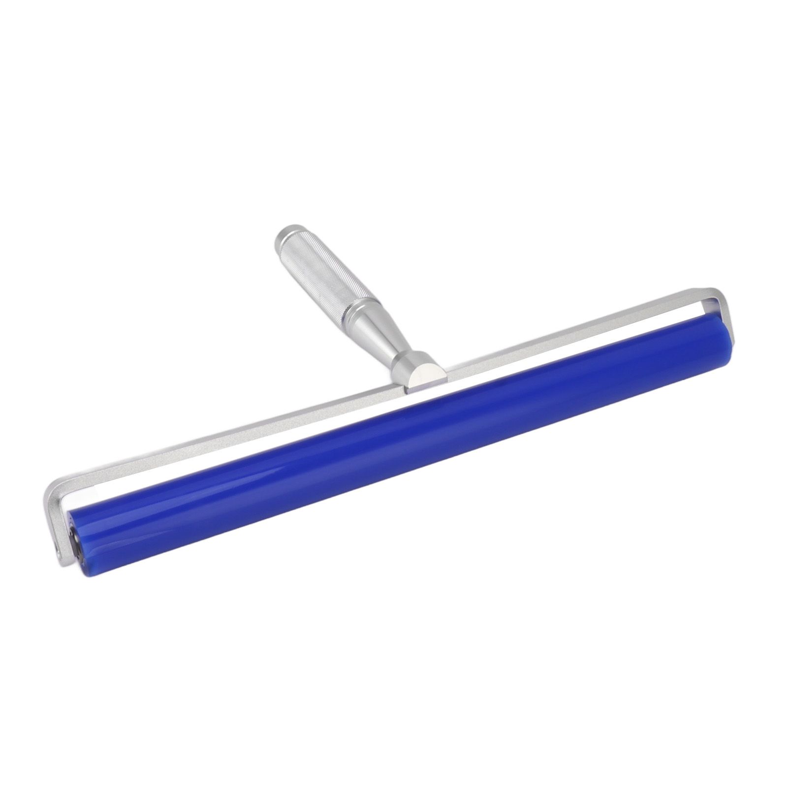 Silicone Screen Film Roller Blue Iron Bearing Anti Static High Resilience view 2