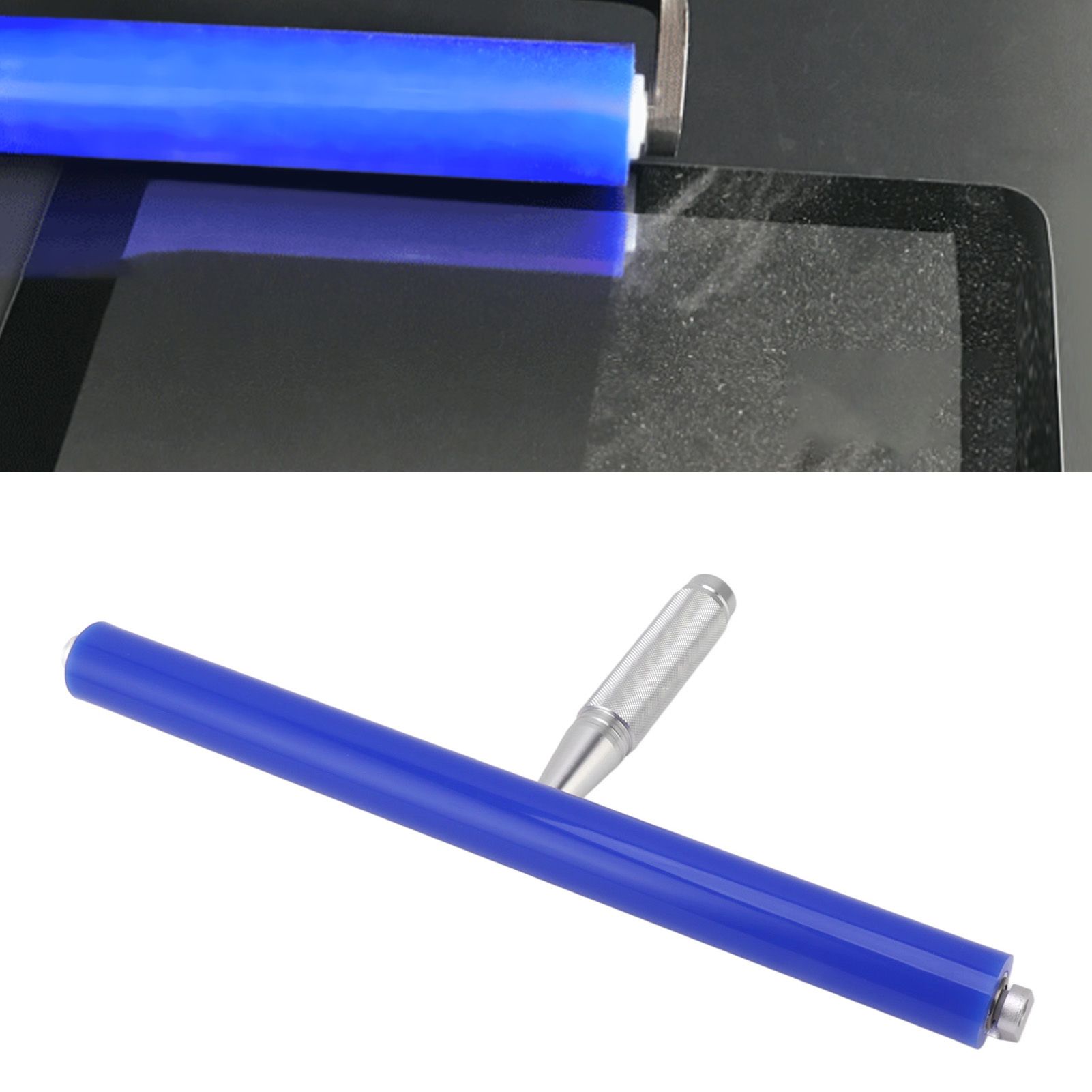 Dust Removal Roller Silicone Soft Aluminum Alloy Handle Iron Bearing Anti view 12