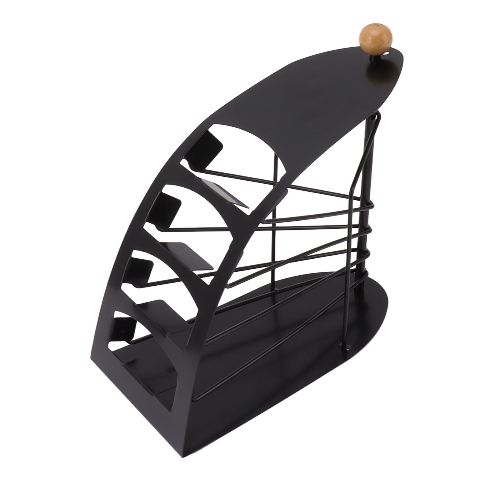Remote Control Storage Rack Iron Holder Hollow 4 Compartment Remote Control view 2