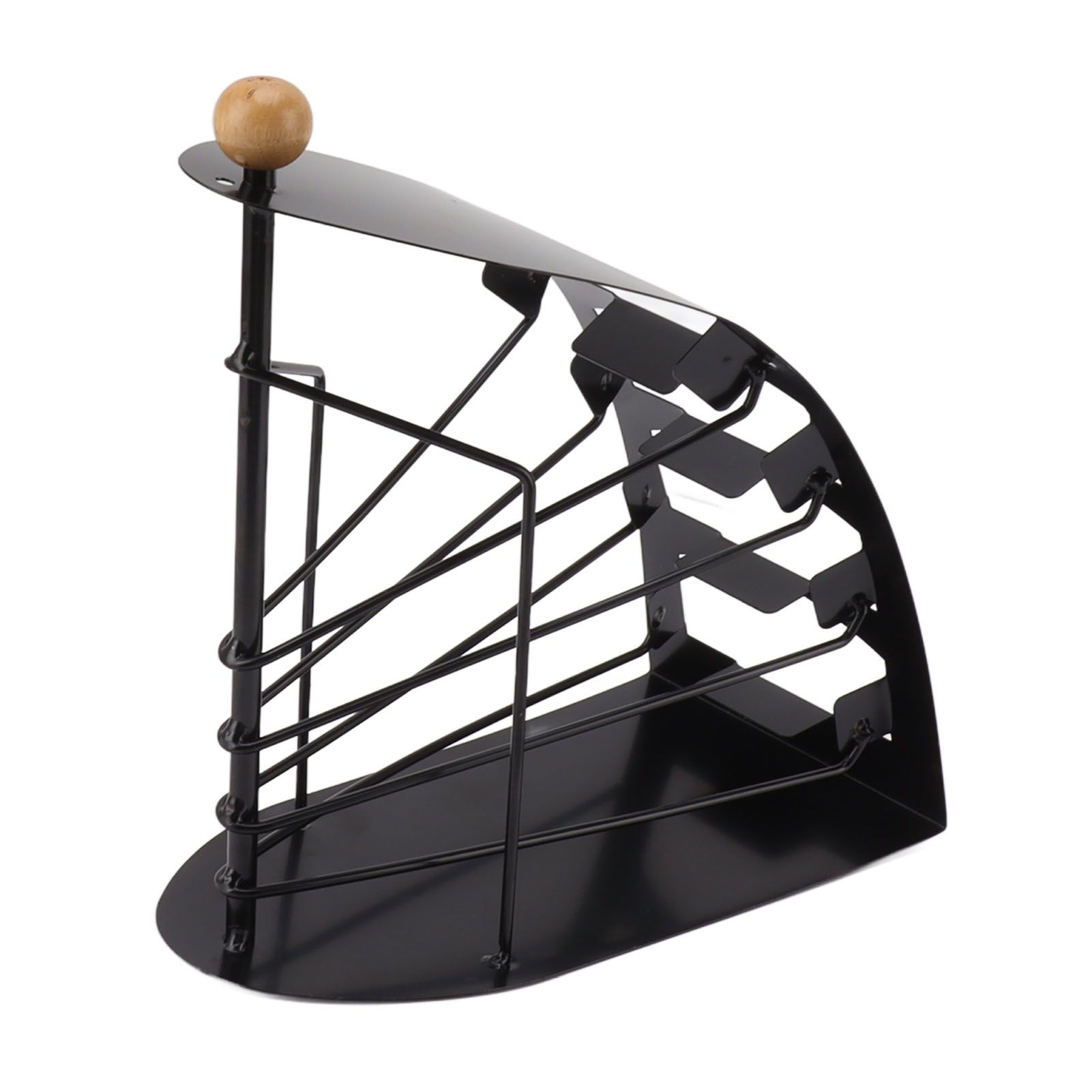 Remote Control Storage Rack Iron Holder Hollow 4 Compartment Remote Control view 3