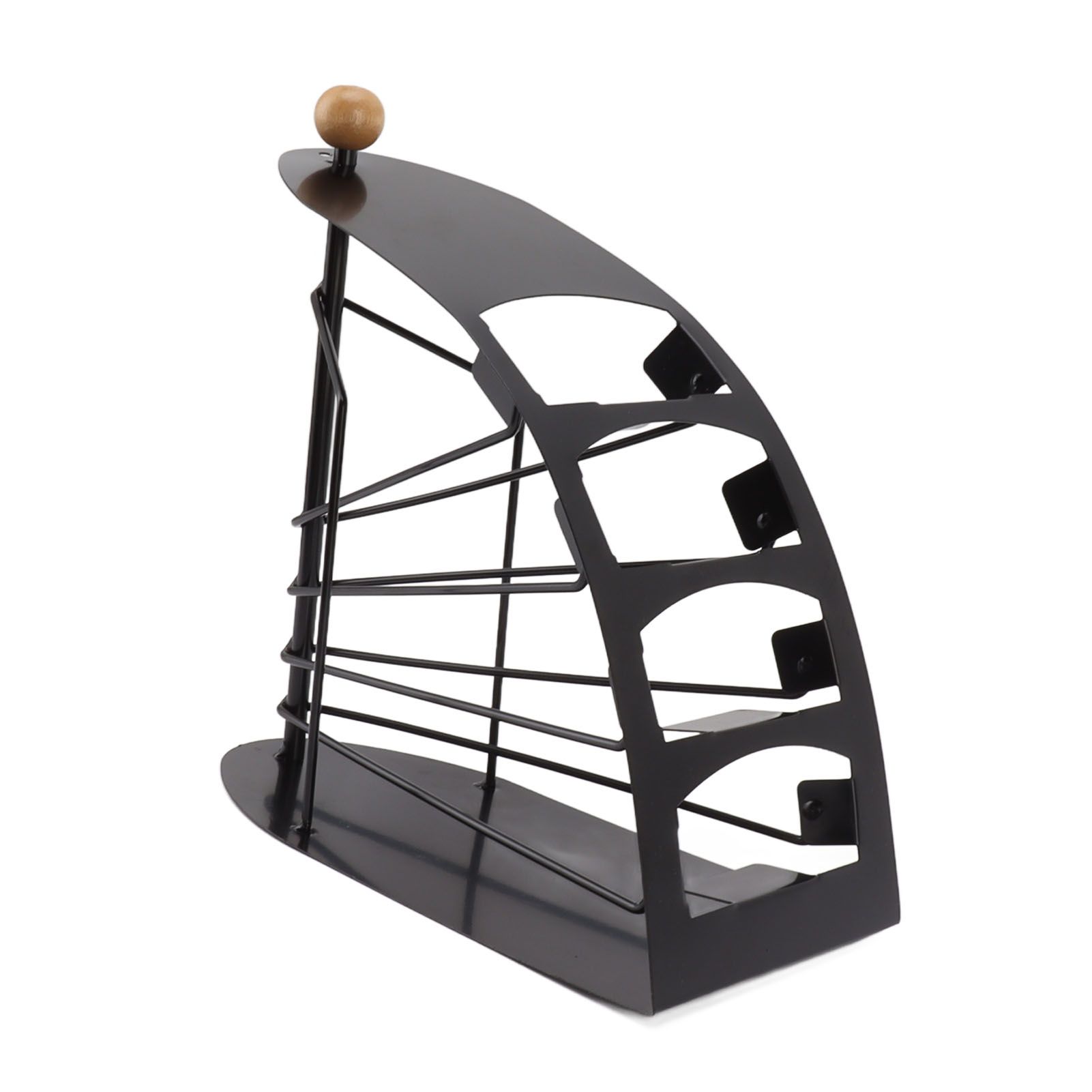 Remote Control Storage Rack Iron Holder Hollow 4 Compartment Remote Control view 6