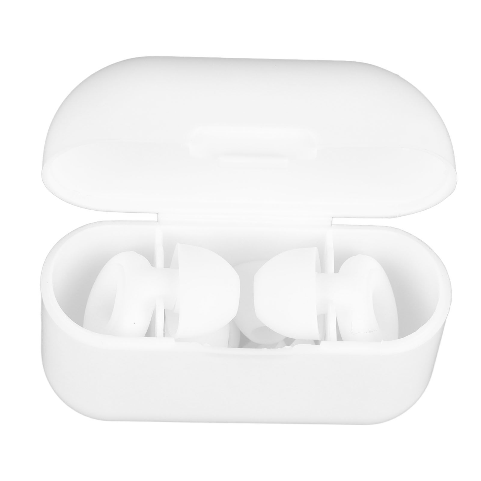 3 Pairs Noise Cancelling Silicone Ear Plugs Reusable Noise Reduction view 3
