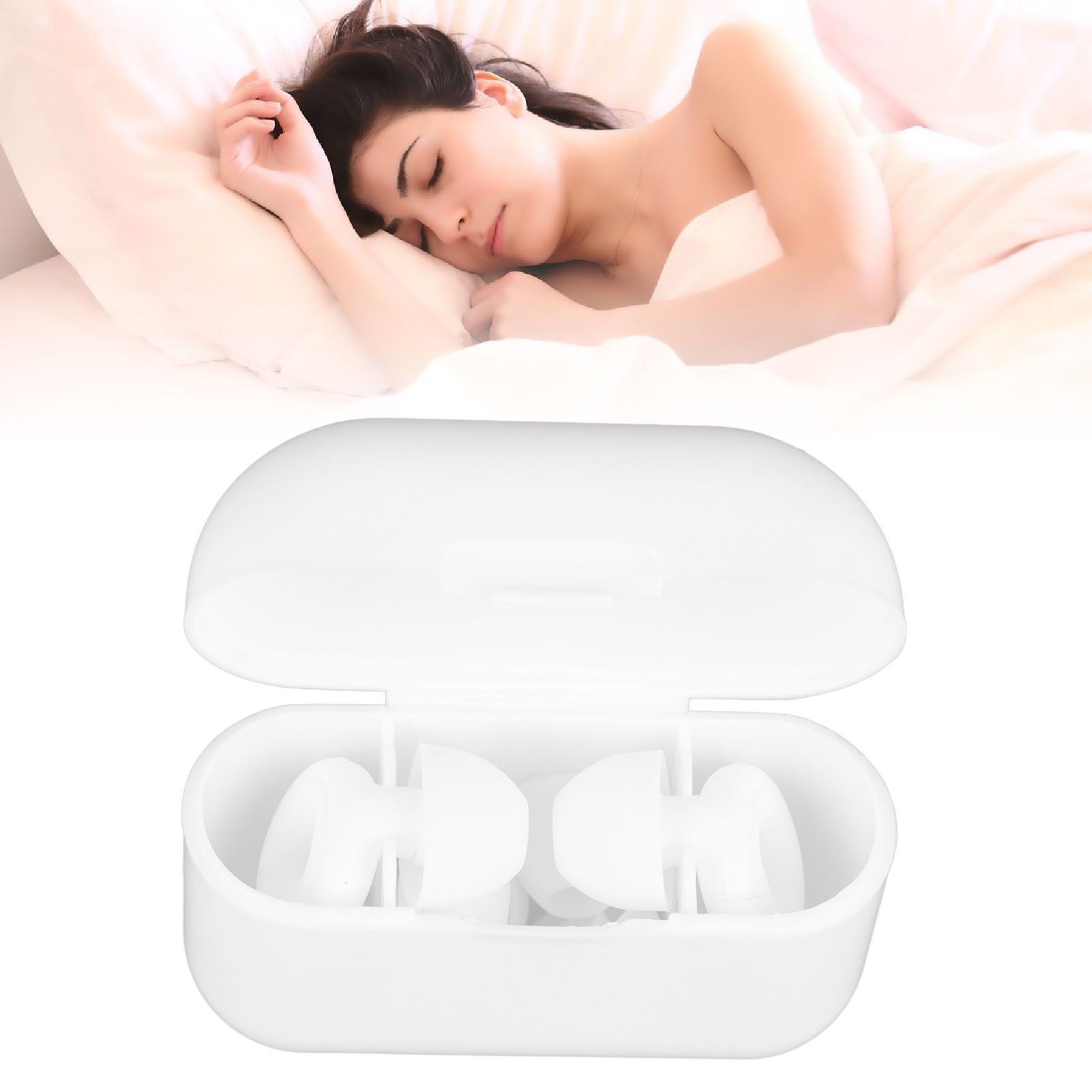 3 Pairs Noise Cancelling Silicone Ear Plugs Reusable Noise Reduction view 11