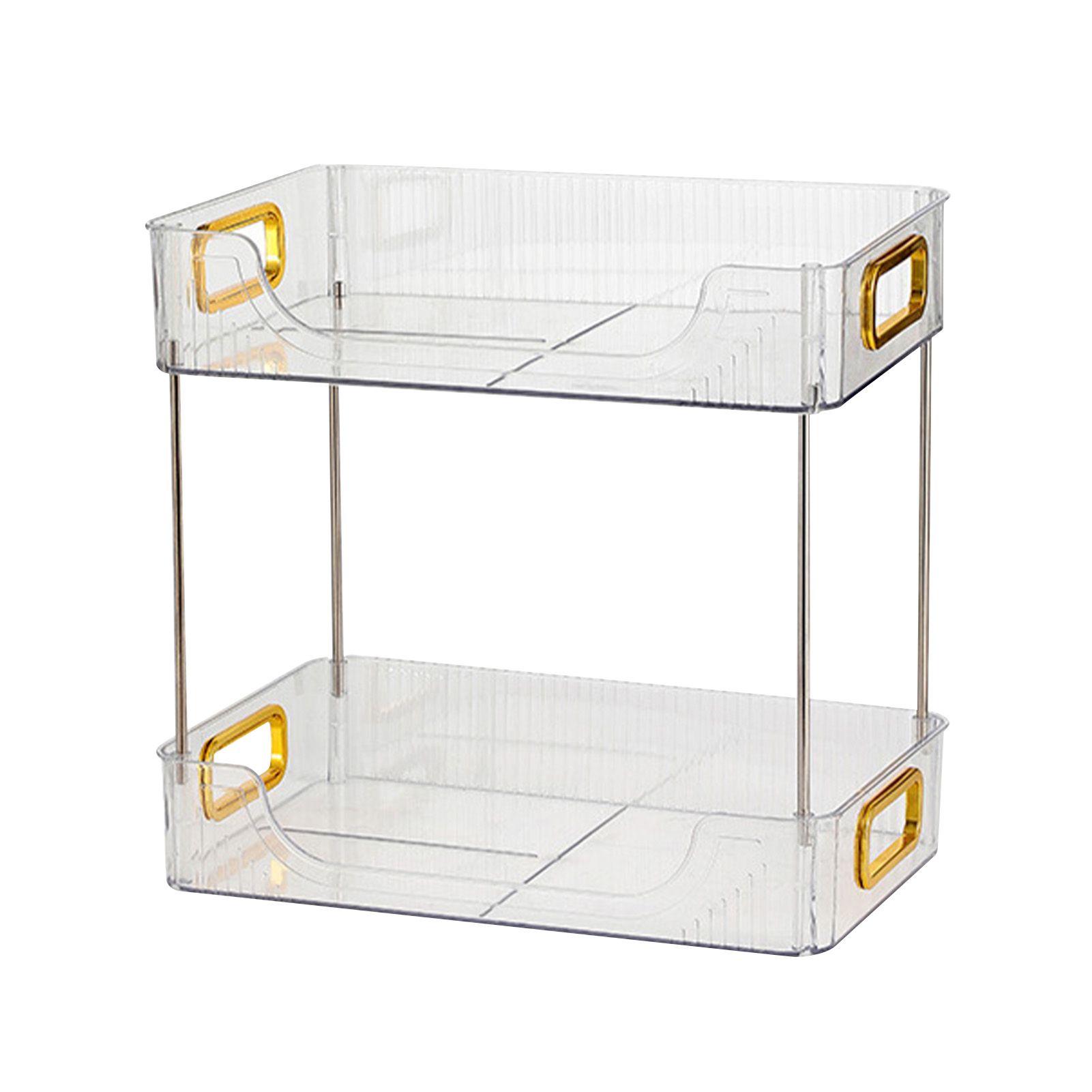 Desktop Organizer 2 Tier Ample Space Modern Storage Rack Shelves for Office