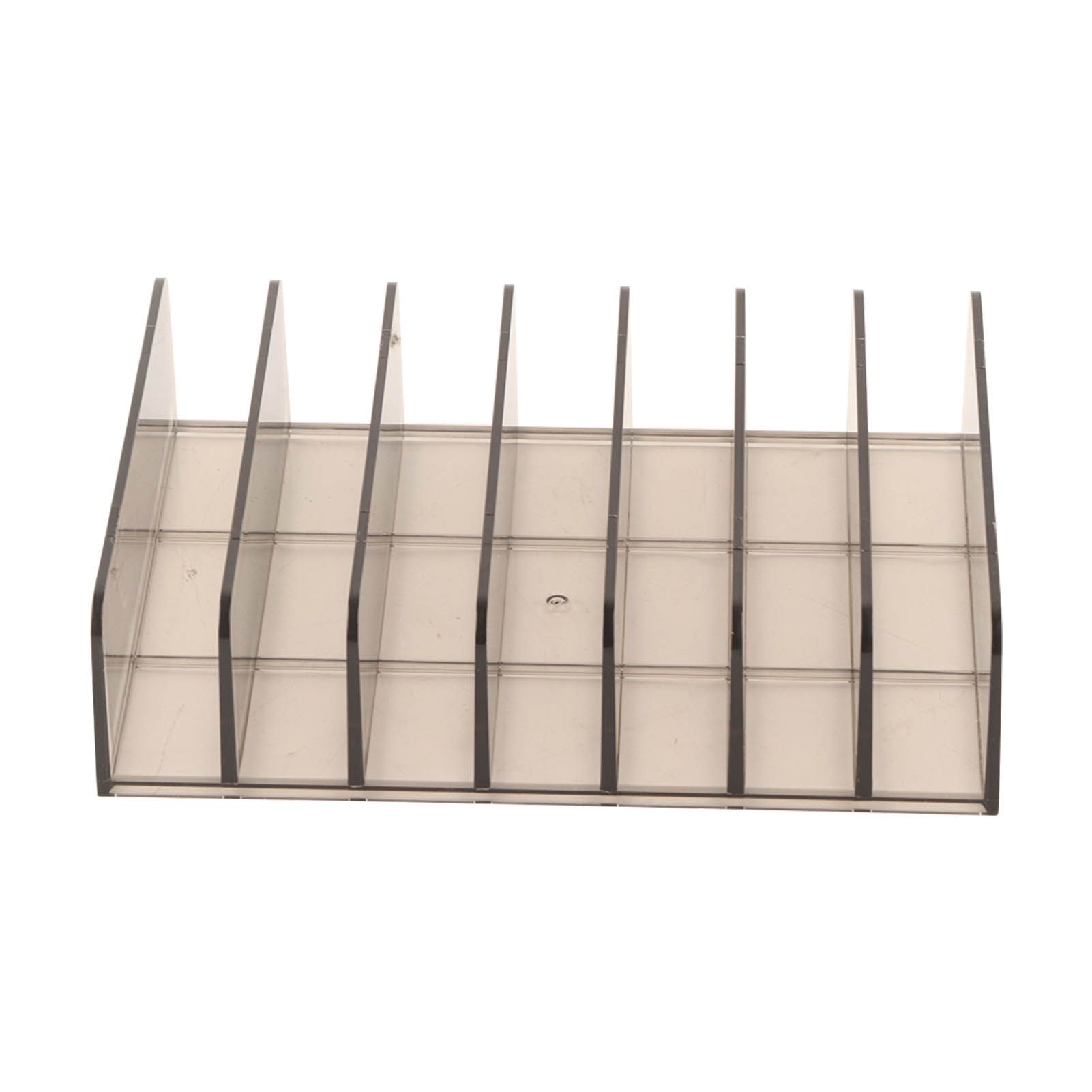 Eyeshadow Palettes Organizer 7 Sections Transparent Makeup Holder for Bathroom view 3
