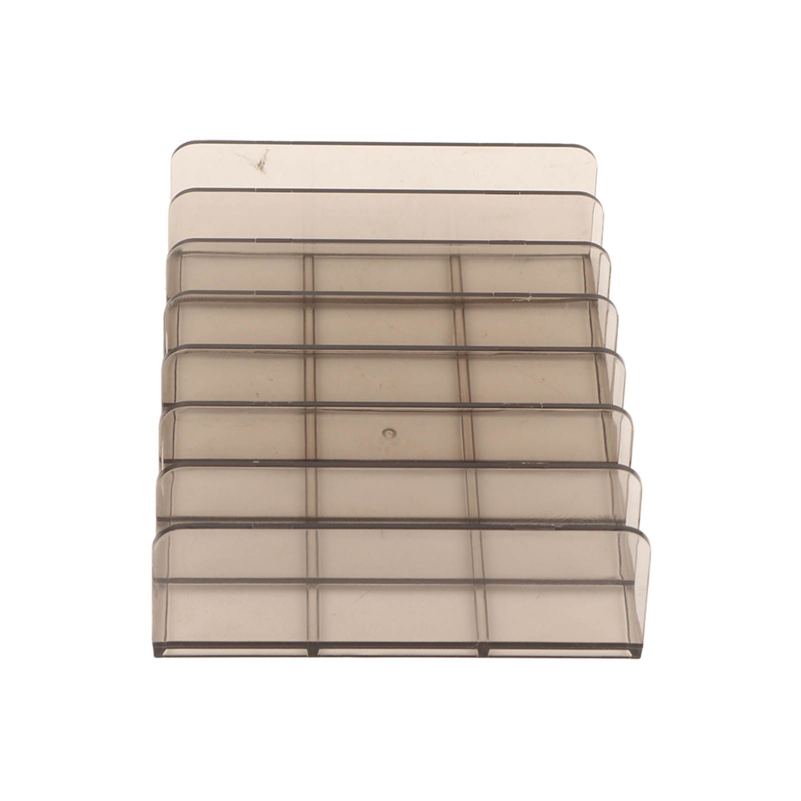 Eyeshadow Palettes Organizer 7 Sections Transparent Makeup Holder for Bathroom view 4
