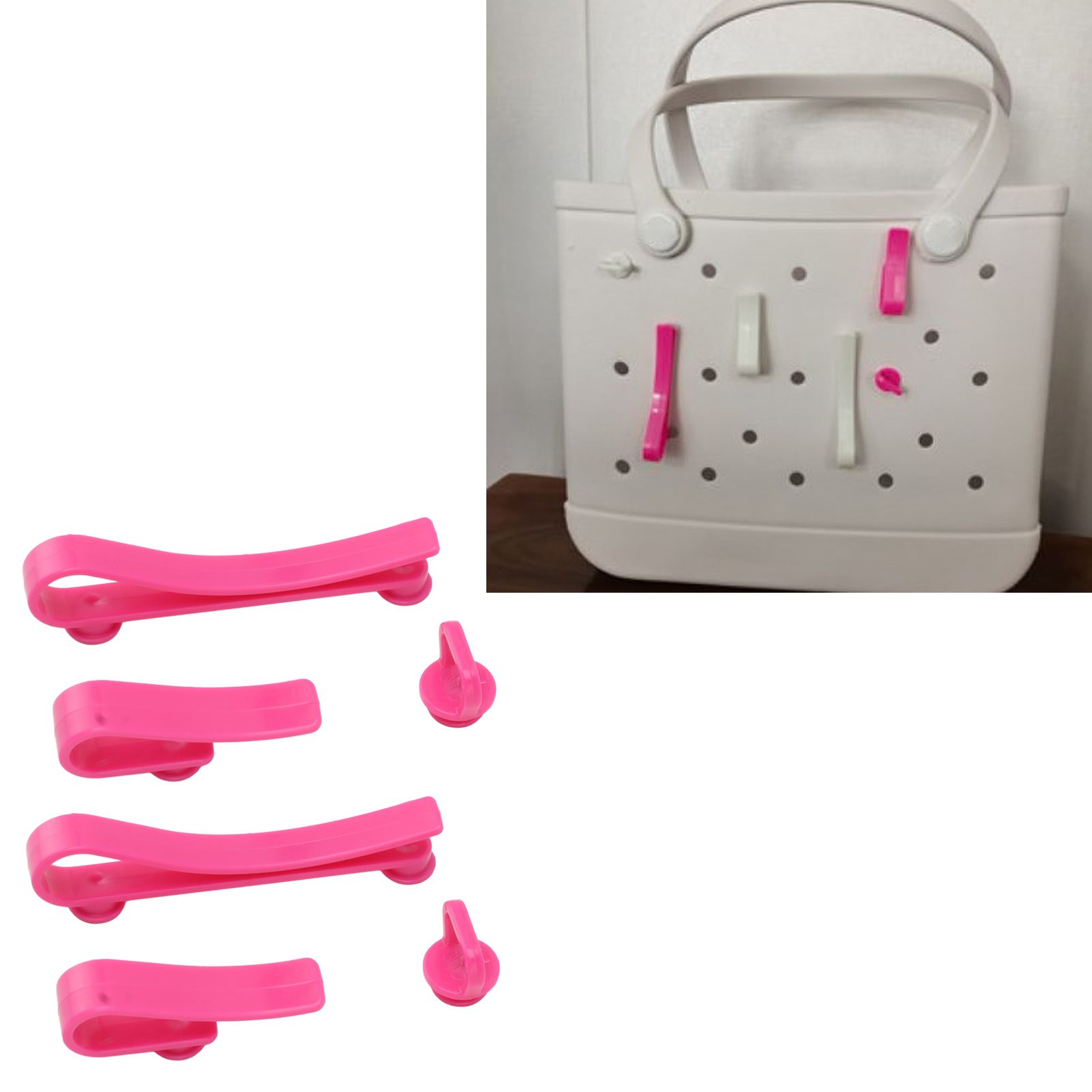 Plastic Beach Bag Hooks Accessories for Bogg Bags Insert Charm Cutie Cup view 11