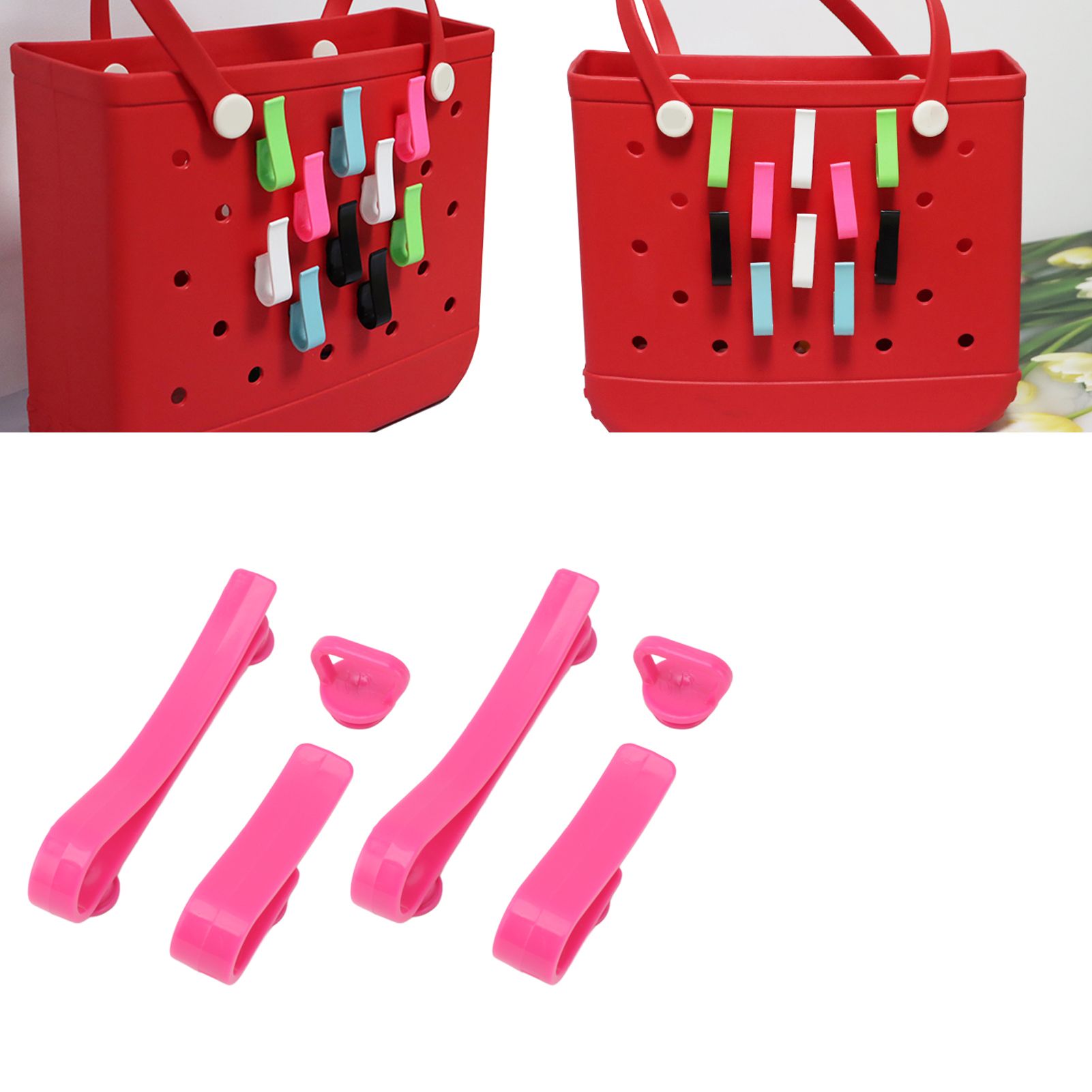Plastic Beach Bag Hooks Accessories for Bogg Bags Insert Charm Cutie Cup view 12