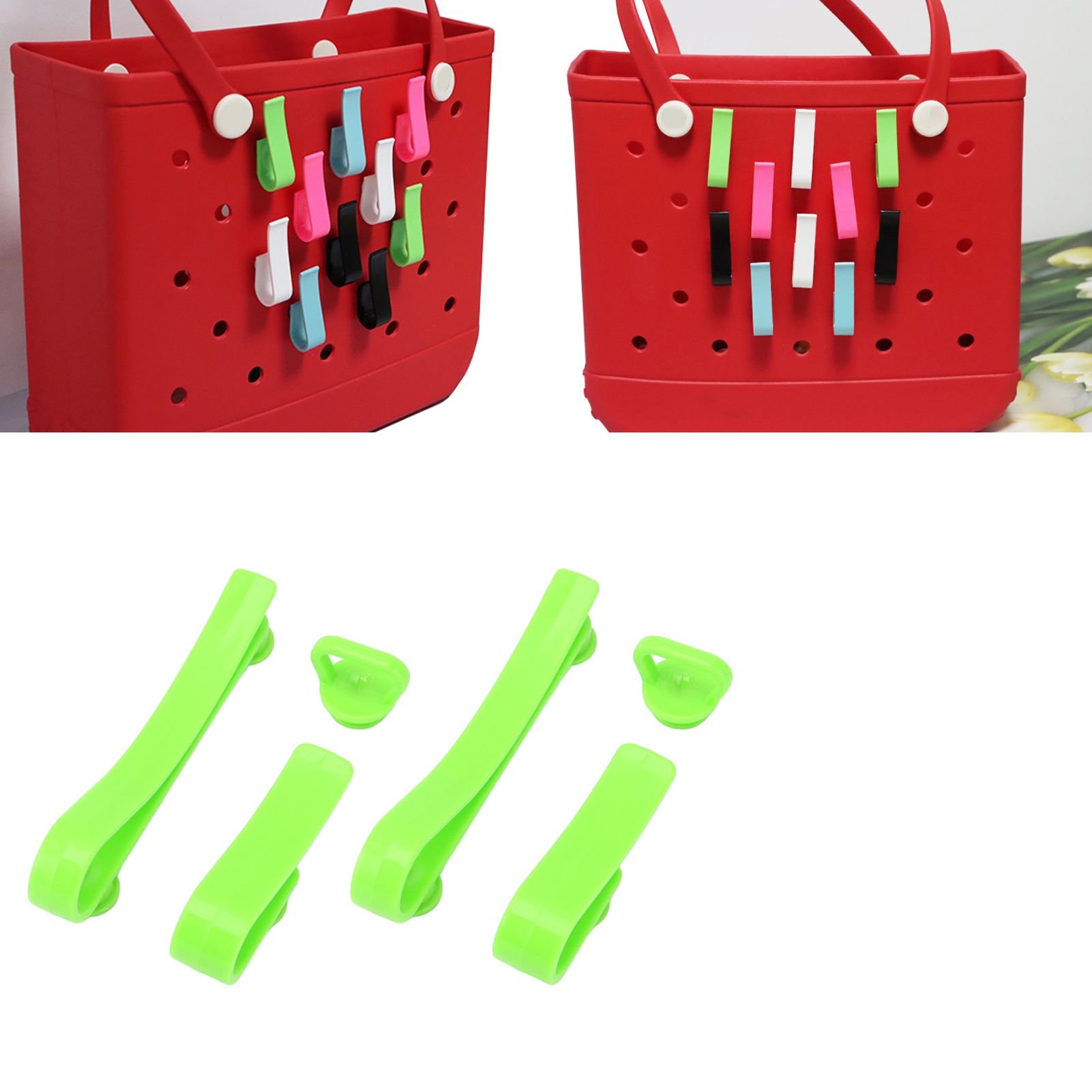 Plastic Beach Bag Hooks Accessories for Bogg Bags Insert Charm Cutie Cup view 12